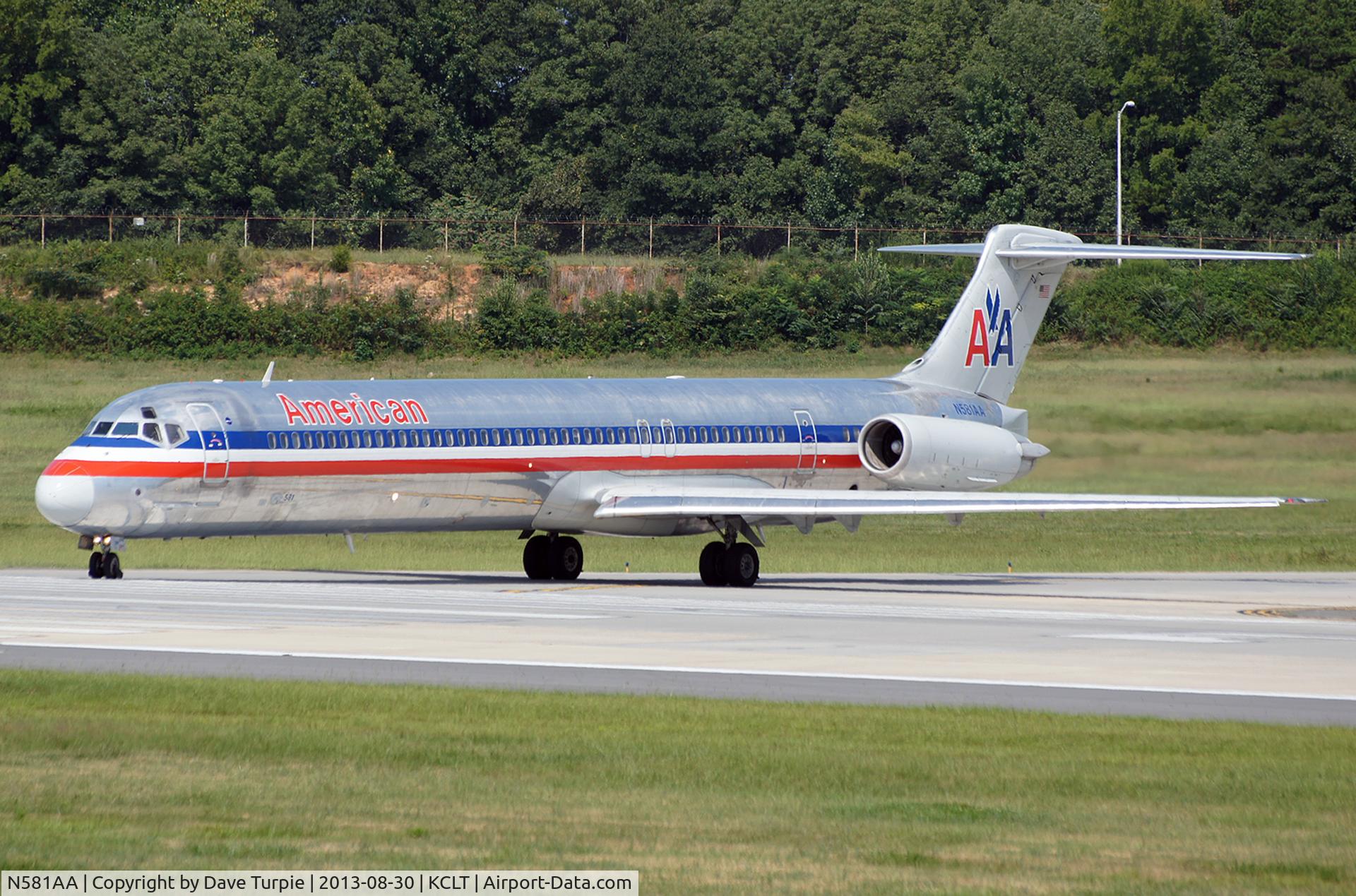 N581AA, 1991 McDonnell Douglas MD-82 (DC-9-82) C/N 53158, No comment.
