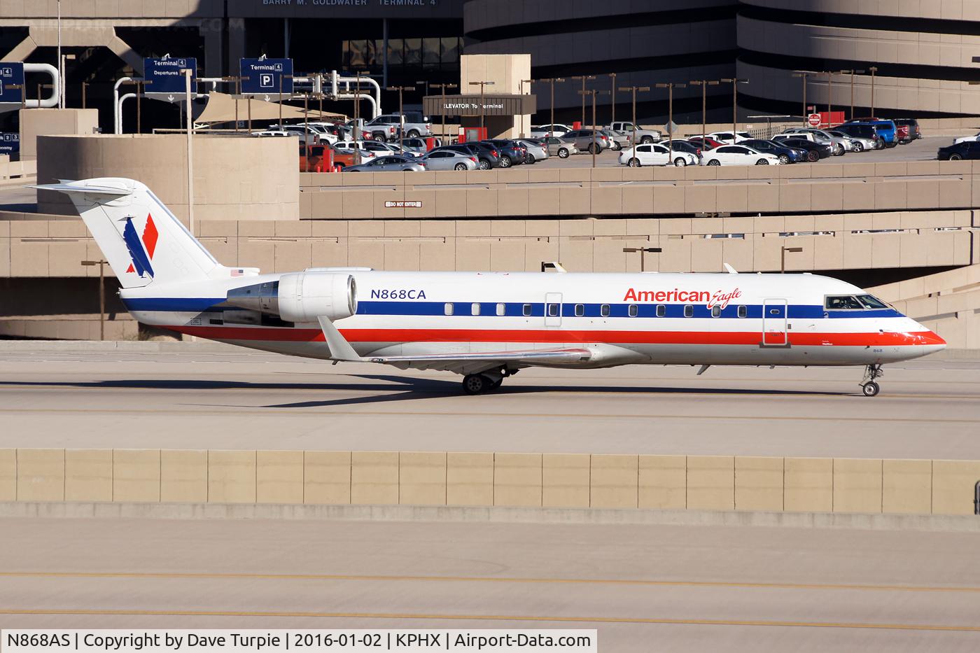 N868AS, 2001 Bombardier CRJ-200ER (CL-600-2B19) C/N 7474, No comment.