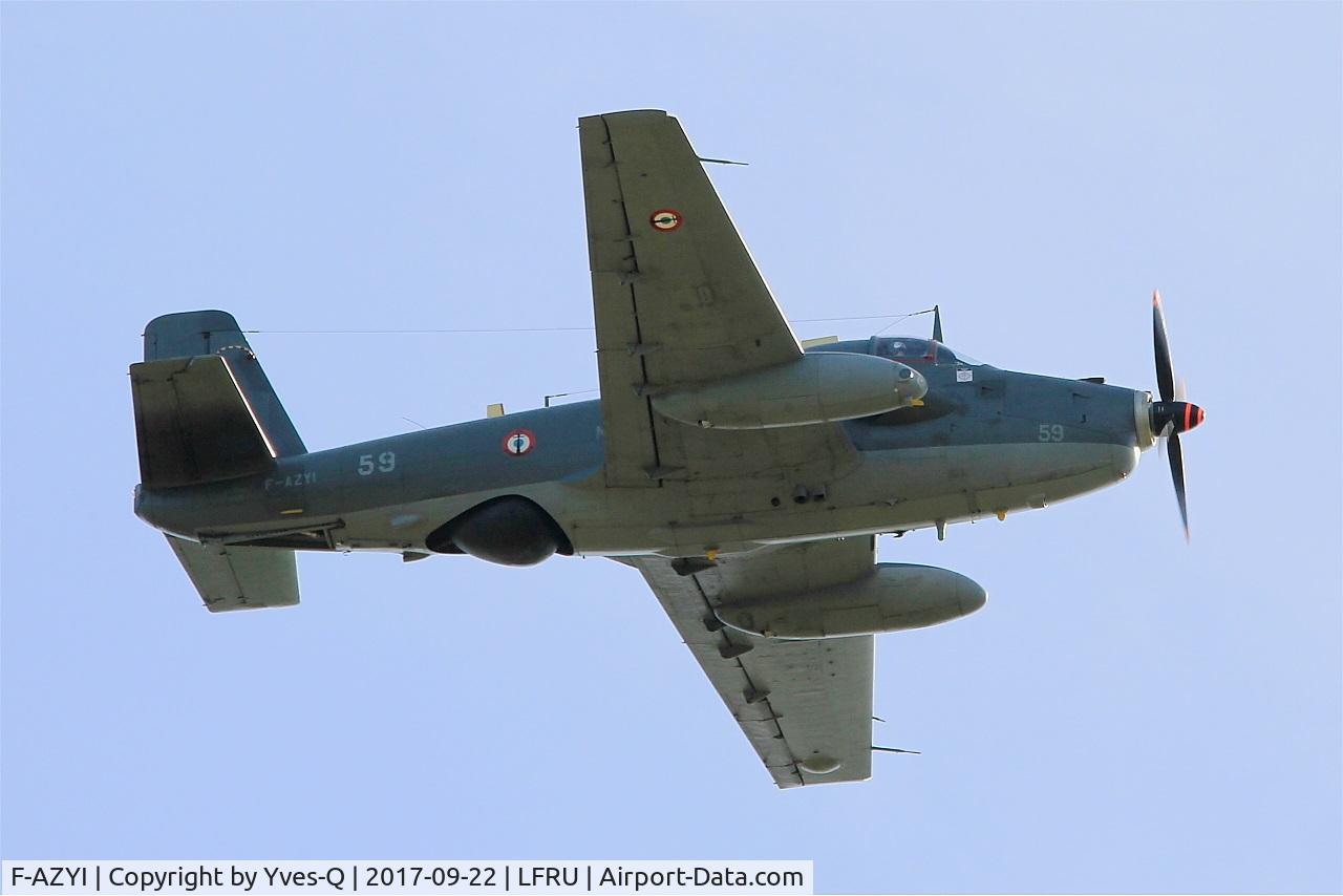 F-AZYI, 1959 Breguet Br.1050 Alize C/N 59, Breguet Br.1050 Alizé, On display, Morlaix-Ploujean airport (LFRU-MXN) Air show 2017