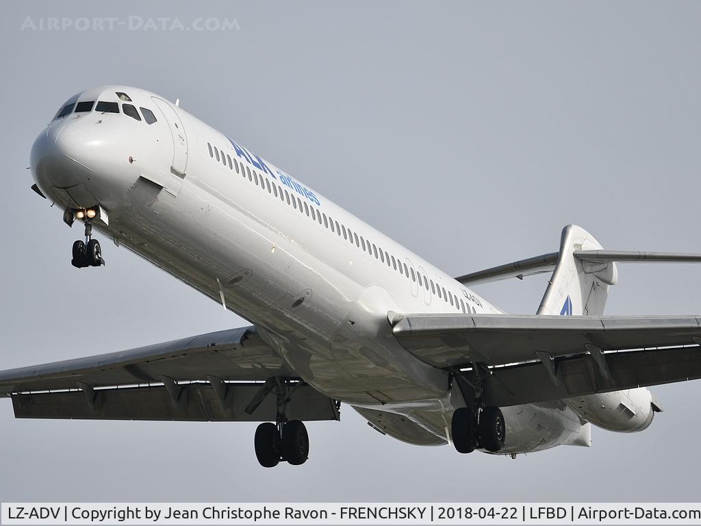 LZ-ADV, 1989 McDonnell Douglas MD-82 (DC-9-82) C/N 53053, VBB1120 from Shannon (SNN)