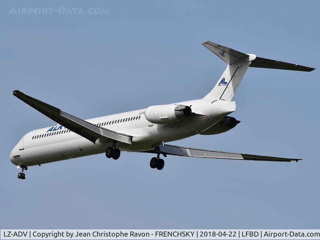LZ-ADV, 1989 McDonnell Douglas MD-82 (DC-9-82) C/N 53053, VBB1120 from Shannon (SNN)