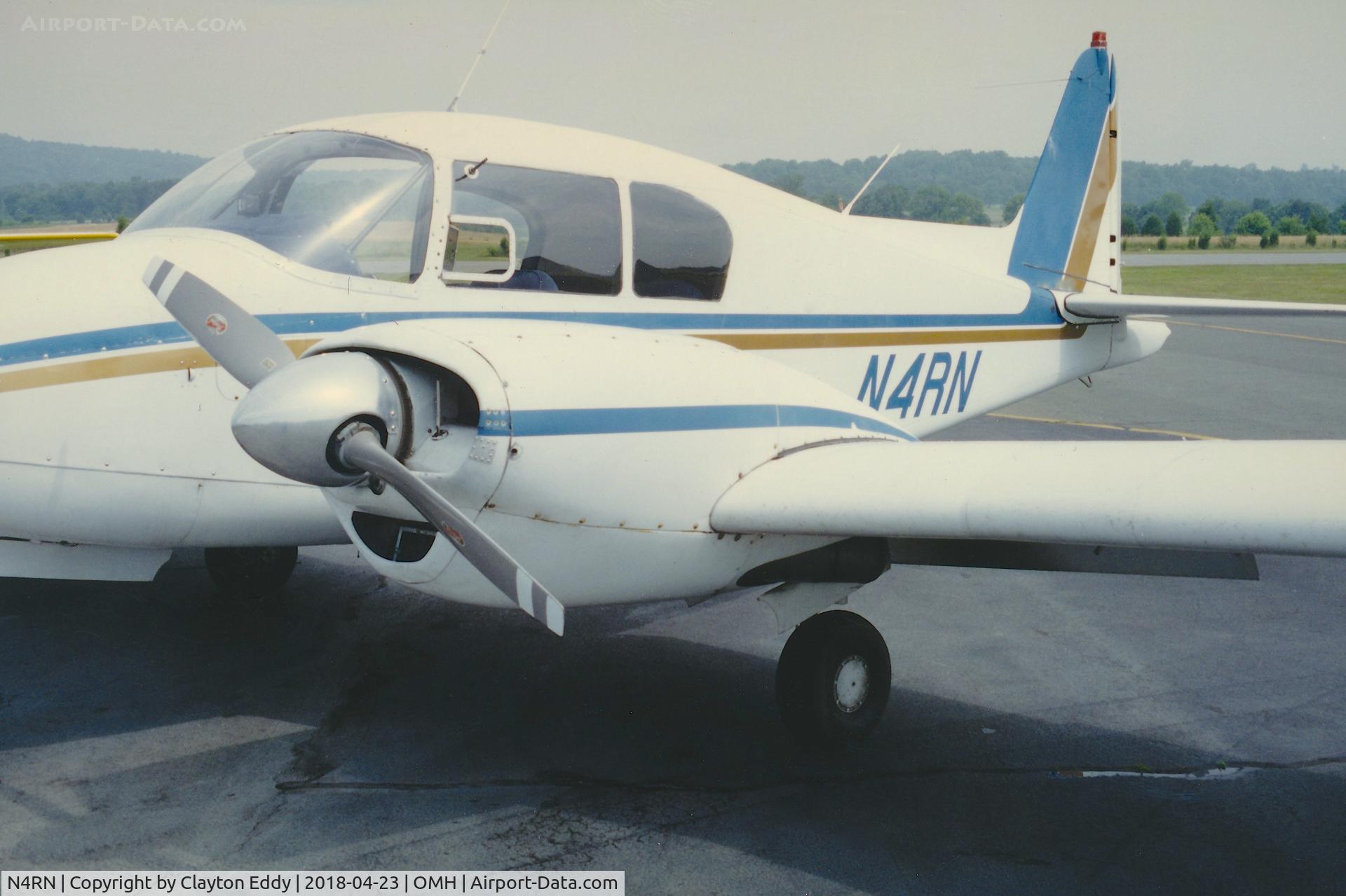 N4RN, 1957 Piper PA-23 C/N 23-914, Orange County Airport Virginia 6-92.