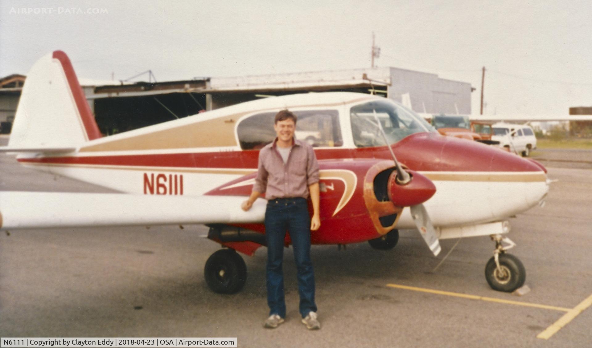 N6111, Piper PA-23-150 Apache Apache C/N Not found N6111, Mt. Pleasant Airport Texas 4-85.