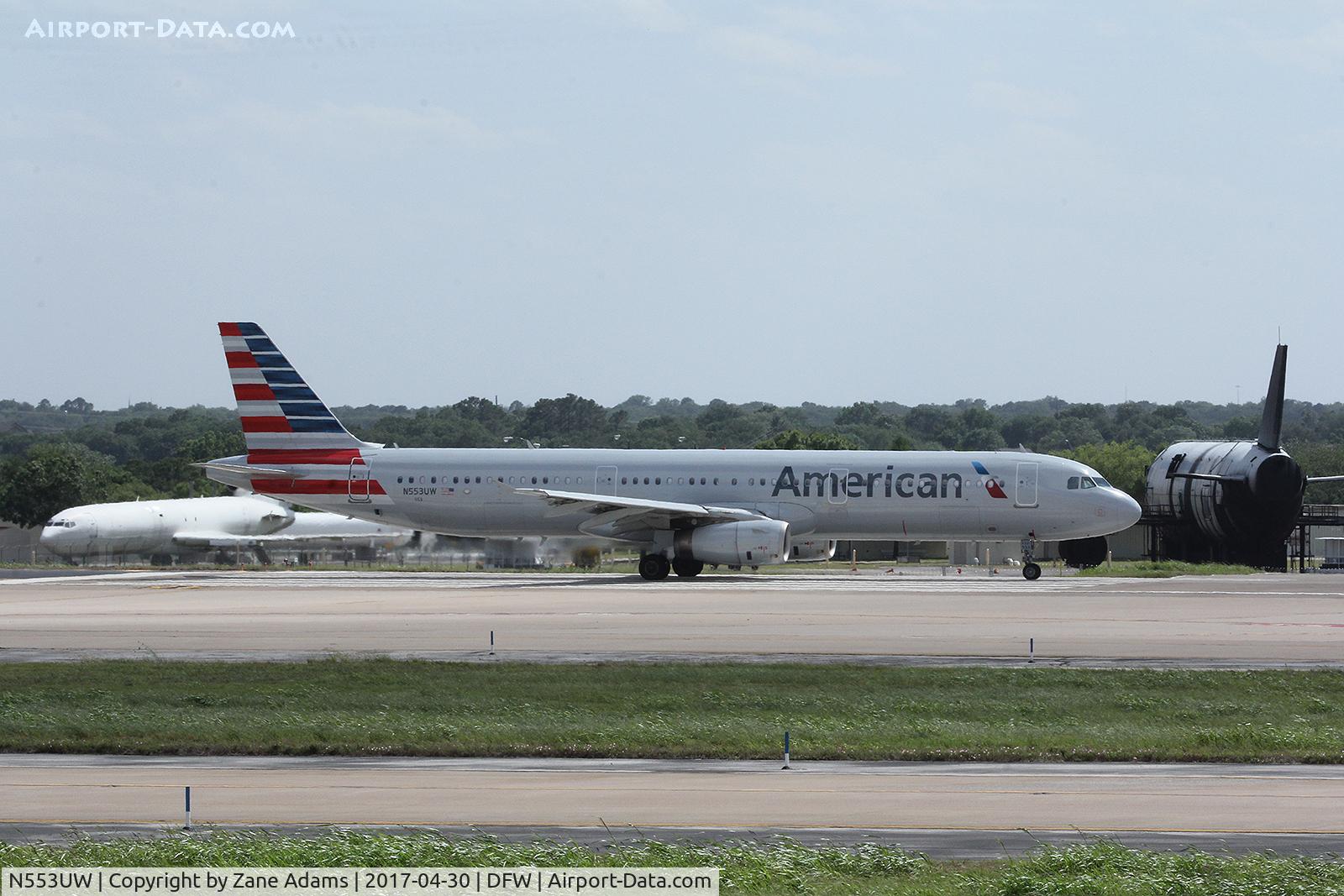 N553UW, 2011 Airbus A321-231 C/N 4960, Departing DFW Airport