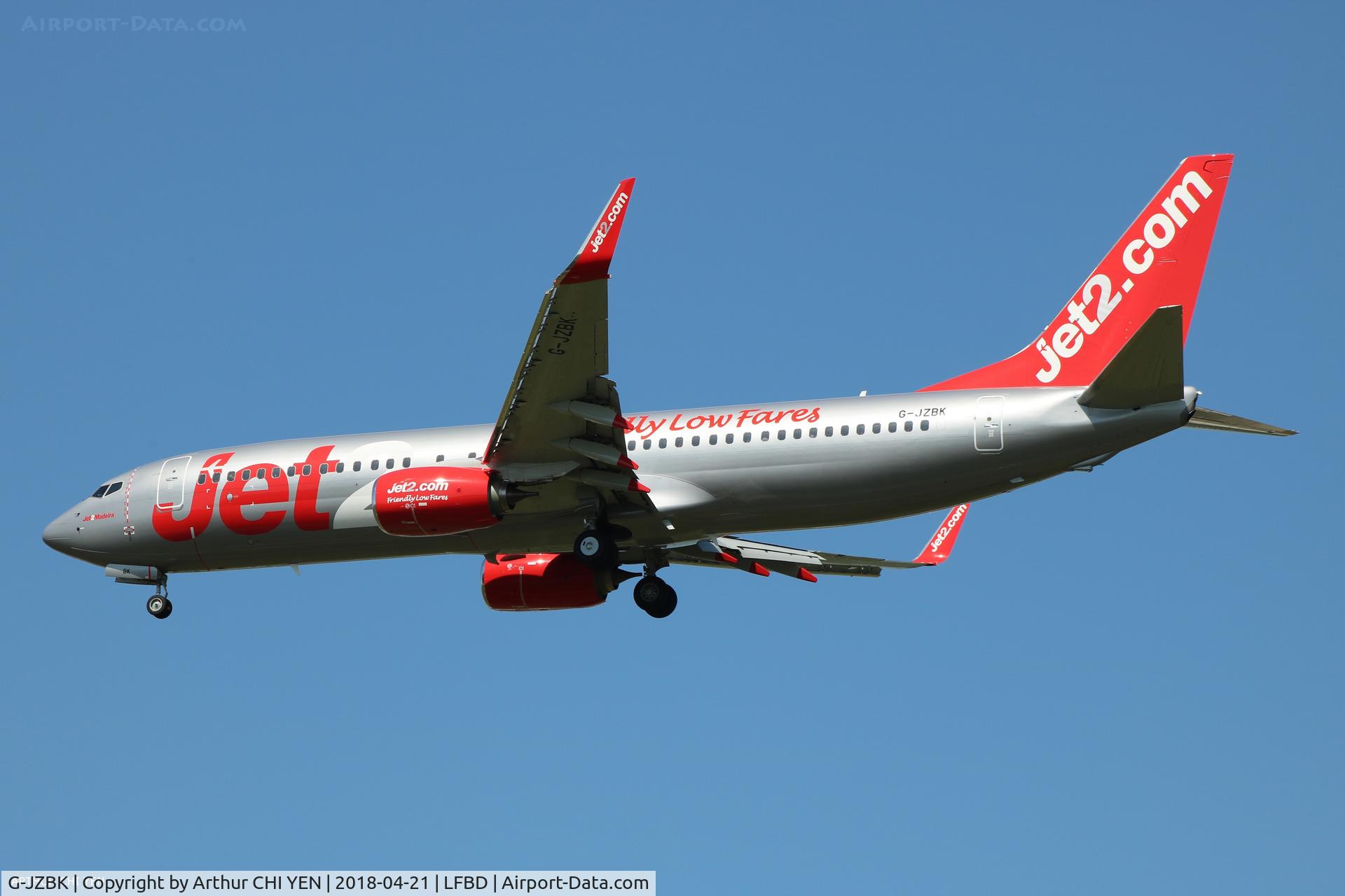G-JZBK, 2018 Boeing 737-8MG C/N 63167, From Cork
