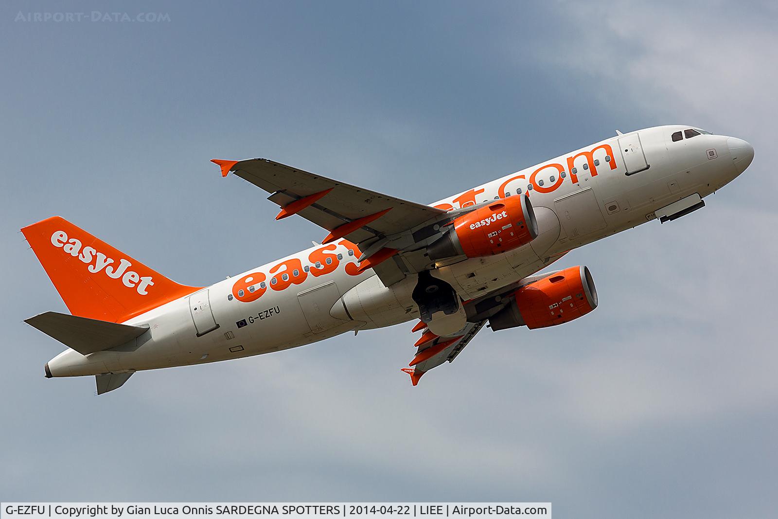 G-EZFU, 2010 Airbus A319-111 C/N 4313, TAKEOFF 32L