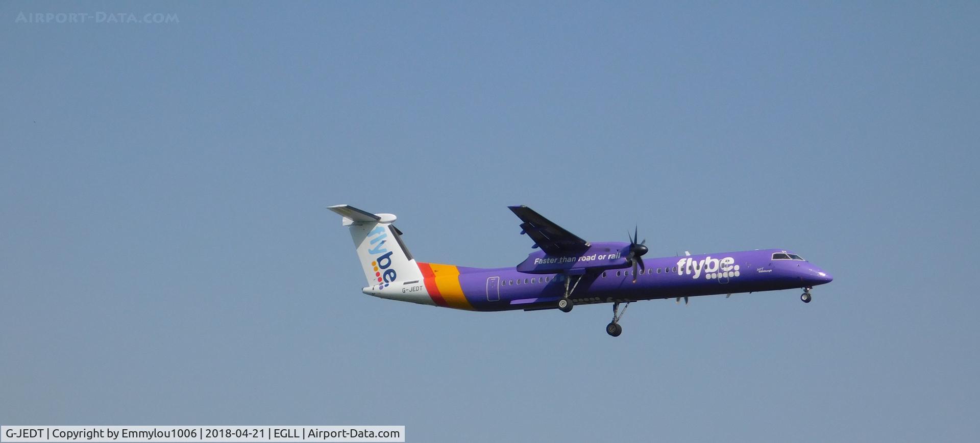 G-JEDT, 2003 De Havilland Canada DHC-8-402Q Dash 8 C/N 4088, FROM TERMINAL 5