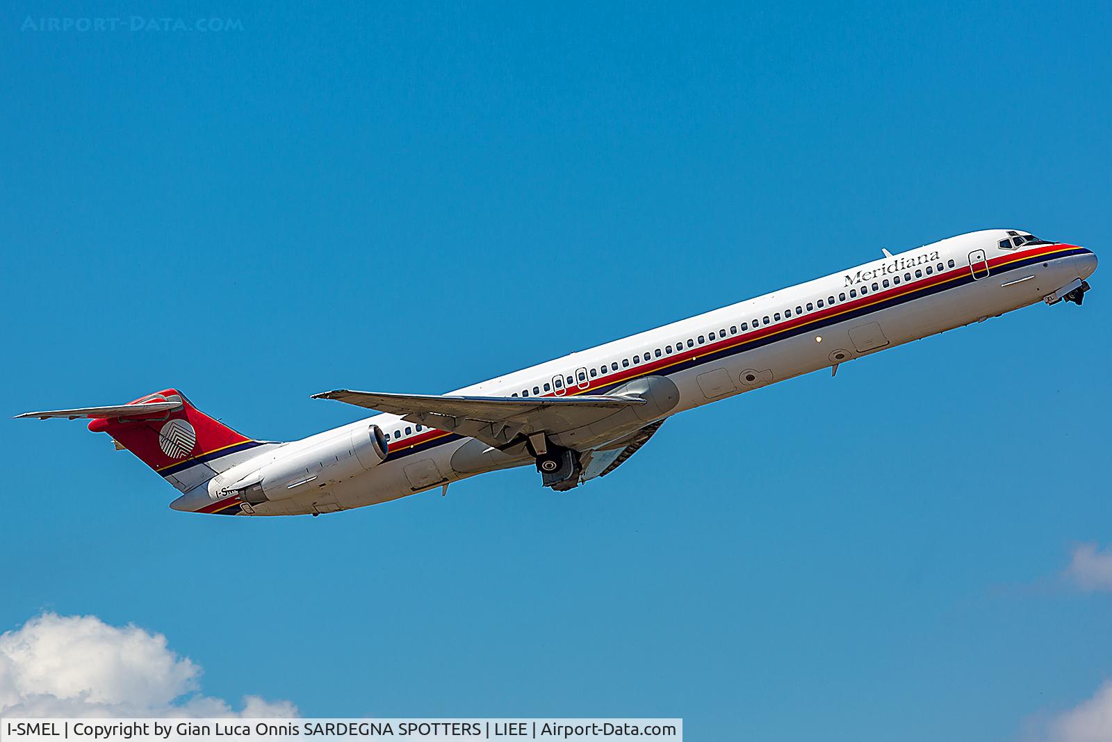 I-SMEL, 1984 McDonnell Douglas MD-82 (DC-9-82) C/N 49247, TAKEOFF 32L