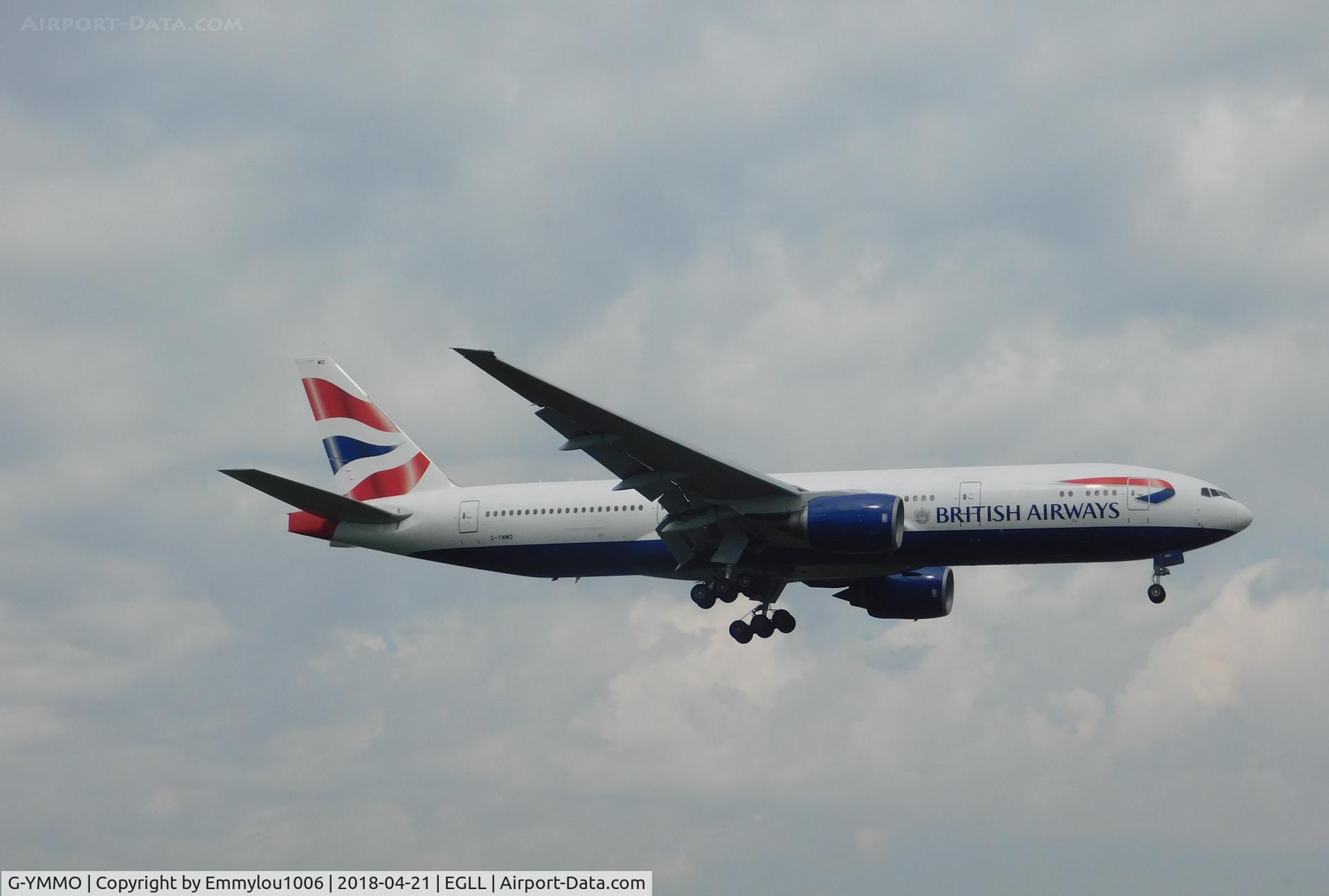 G-YMMO, 2001 Boeing 777-236 C/N 30317, FROM TERMINAL 5