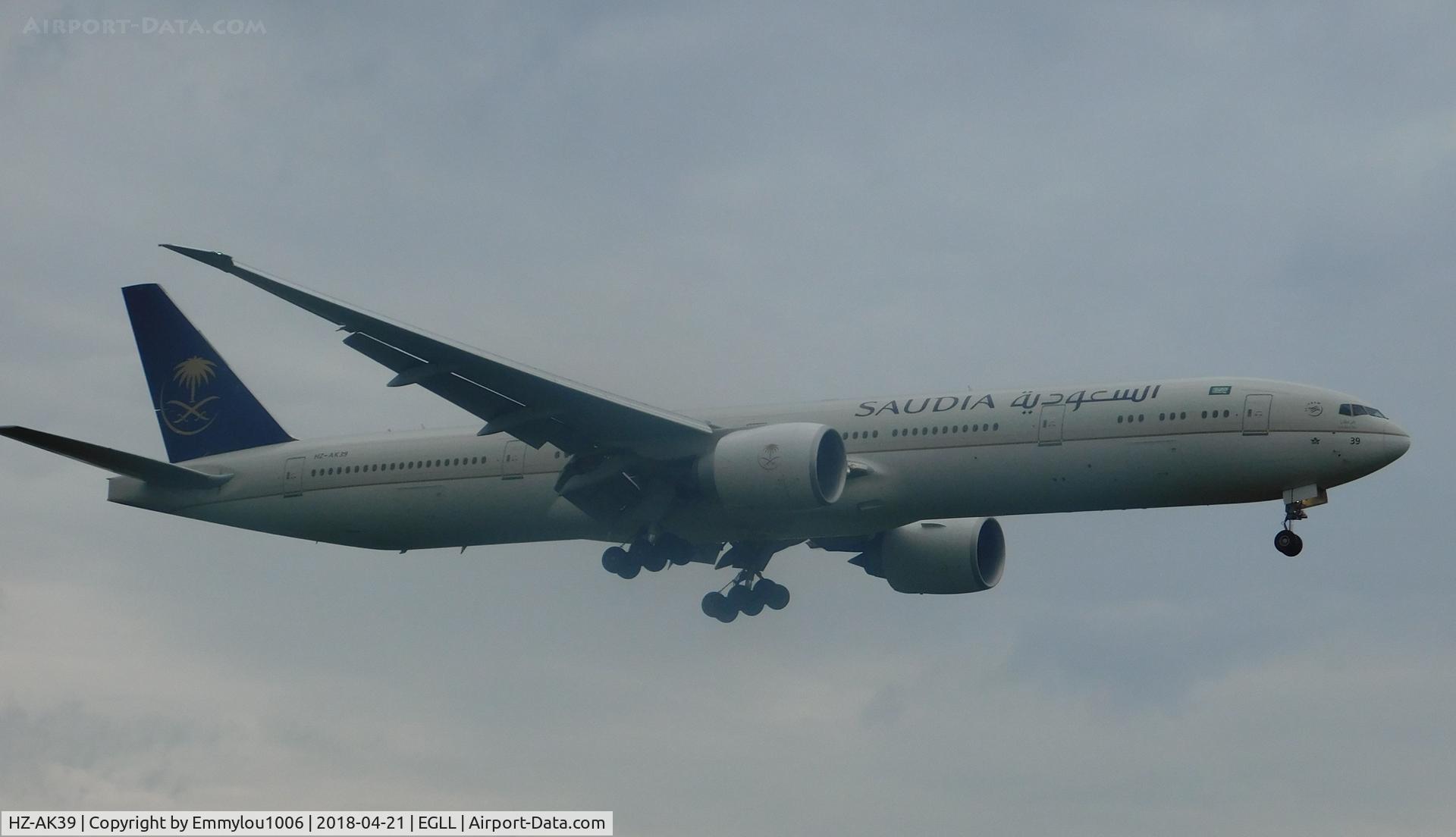 HZ-AK39, 2016 Boeing 777-3FG/ER C/N 61592, FROM TERMINAL 5