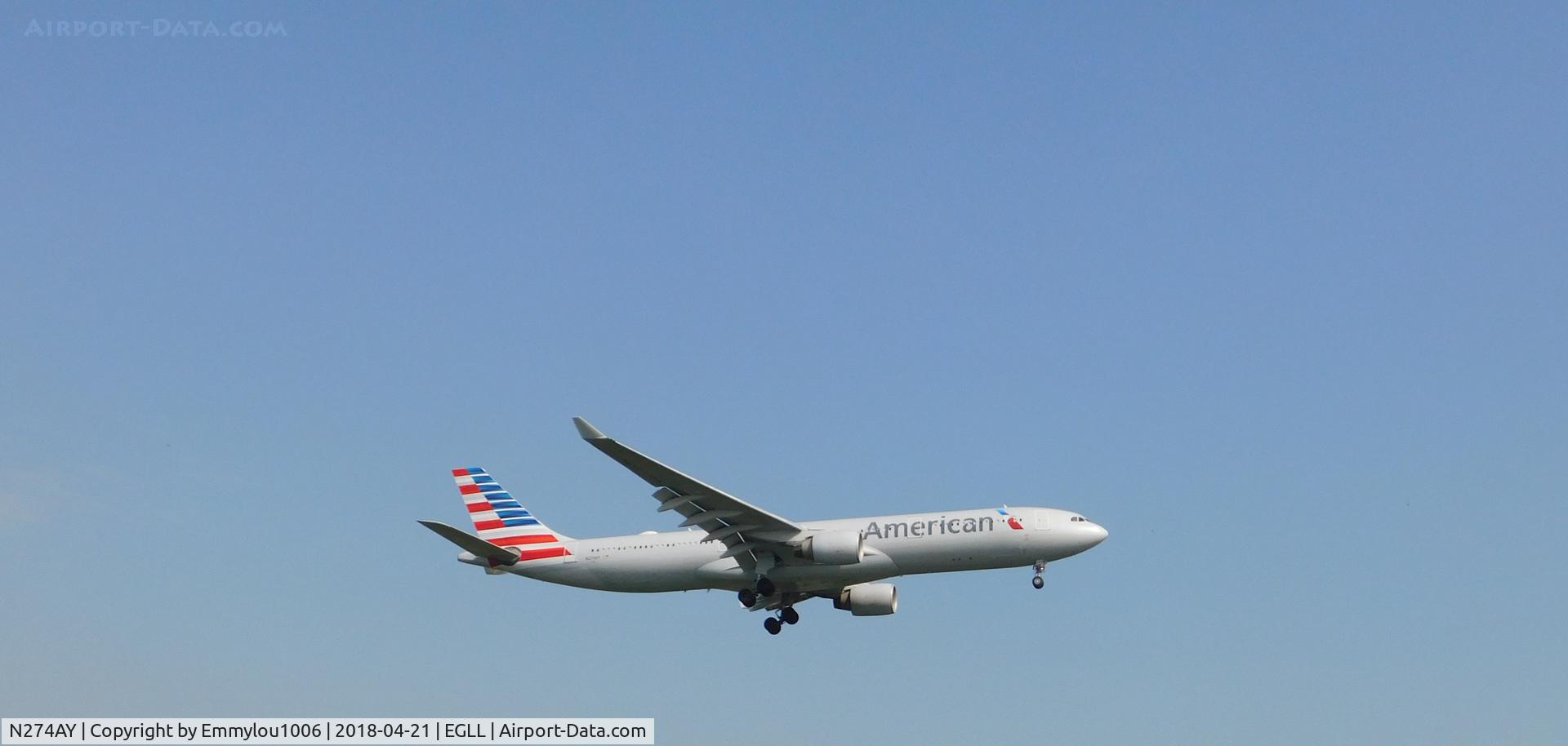 N274AY, 2000 Airbus A330-323X C/N 342, FROM TERMINAL 5