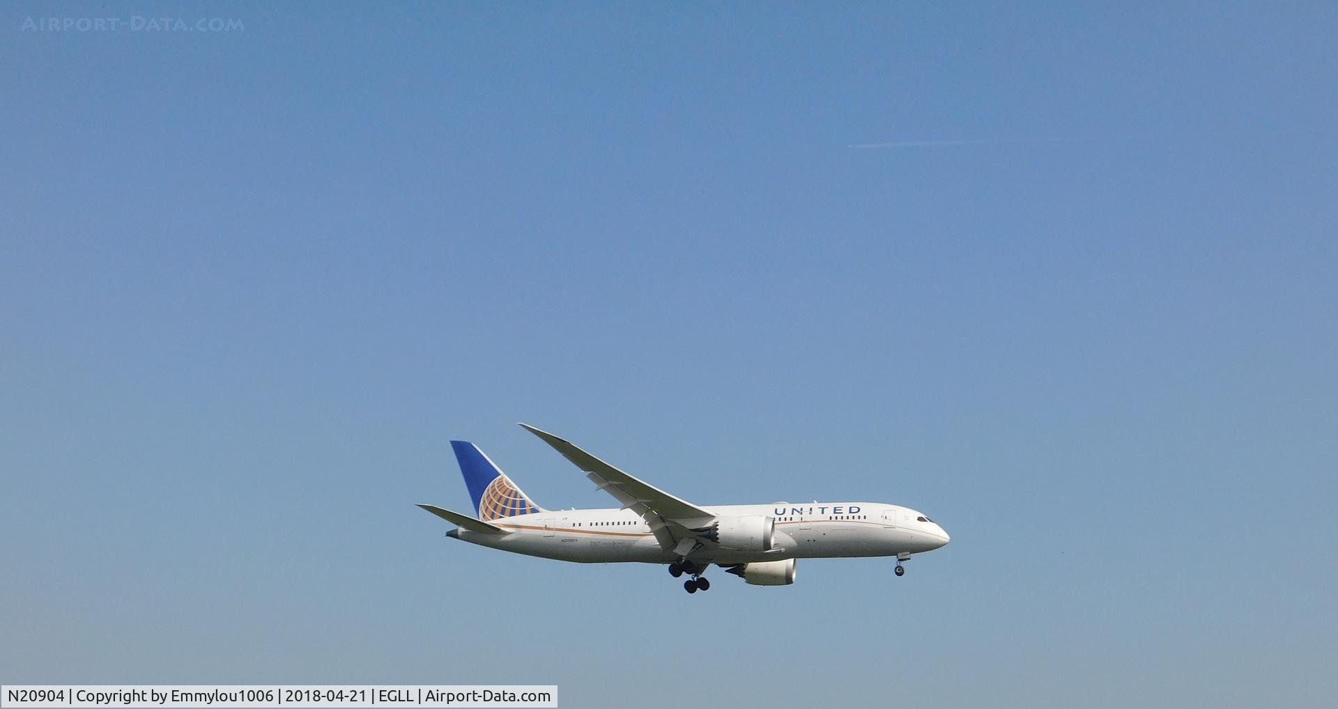 N20904, 2012 Boeing 787-8 Dreamliner C/N 34824, FROM TERMINAL 5
