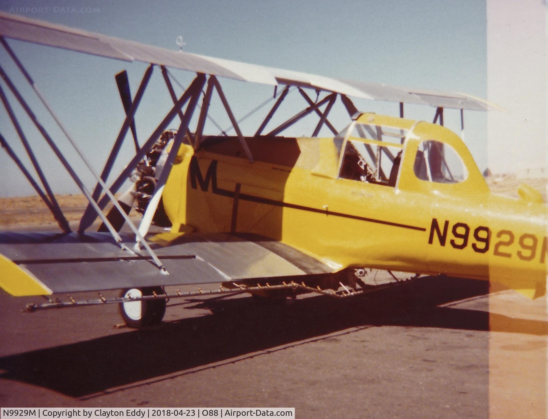 N9929M, 1976 Emroth-emair MA-1 C/N 029, Old Rio Vista Airport California 1977.
