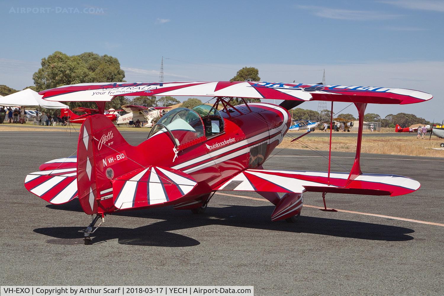 VH-EXO, 1986 Pitts S-1T Special C/N 1043, AAAA Fly in Echuca 2018