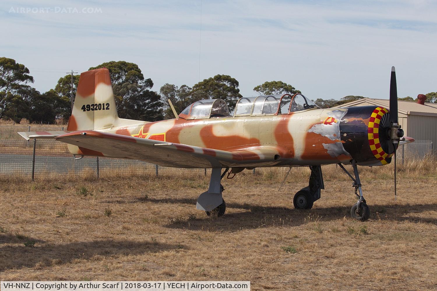 VH-NNZ, 1994 Nanchang CJ-6A C/N 493 2012, AAAA Fly in Echuca 2018