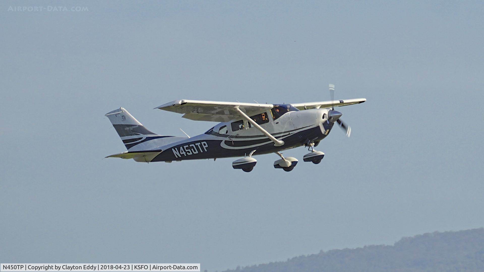 N450TP, 2008 Cessna T206H Turbo Stationair C/N T20608888, Livermore Airport California 2018.
