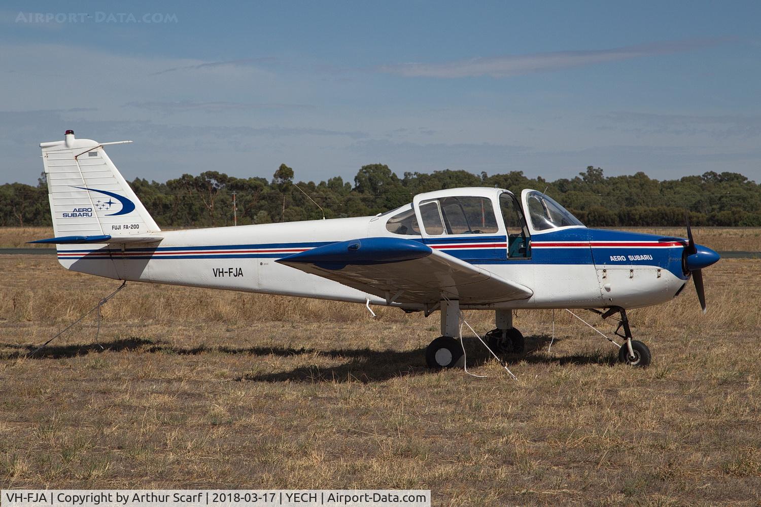 VH-FJA, 1968 Fuji FA-200-160 Aero Subaru C/N 11, AAAA Fly in Echuca 2018