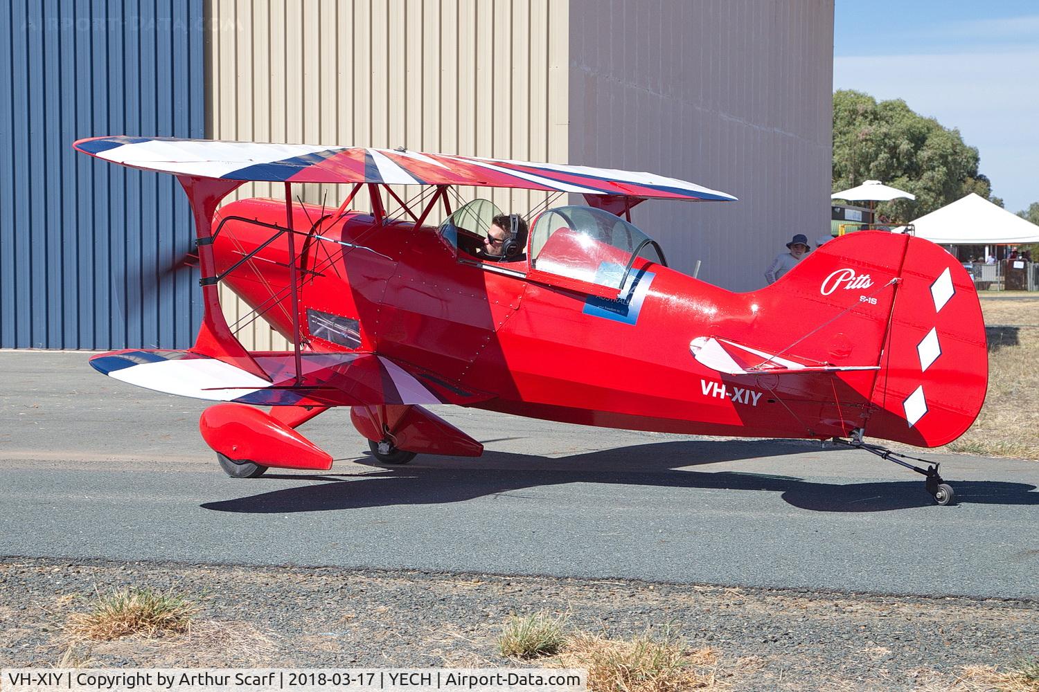 VH-XIY, 1976 Pitts S-1 Special C/N 7-0187, AAAA Fly in Echuca 2018