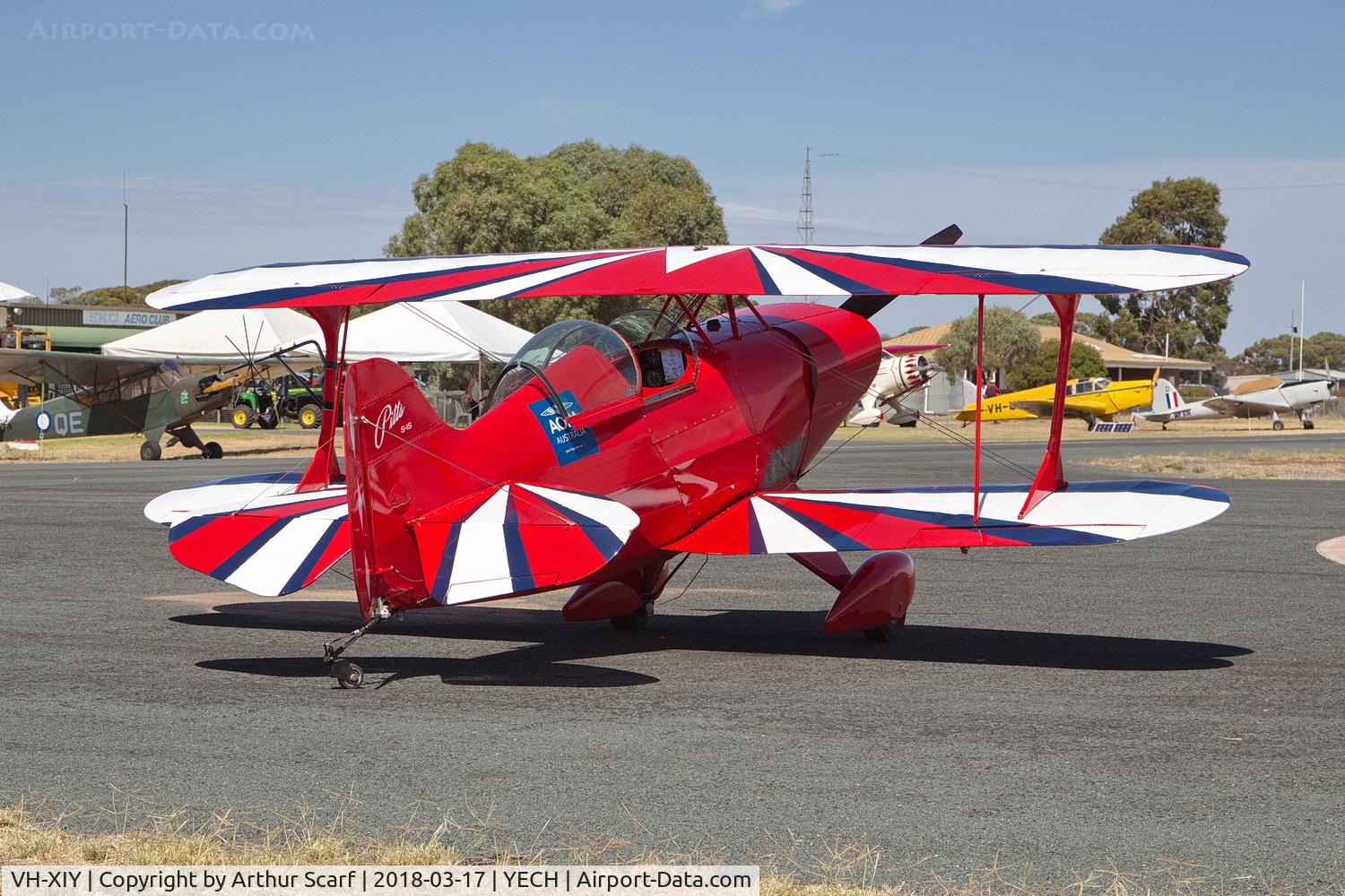 VH-XIY, 1976 Pitts S-1 Special C/N 7-0187, AAAA Fly in Echuca 2018
