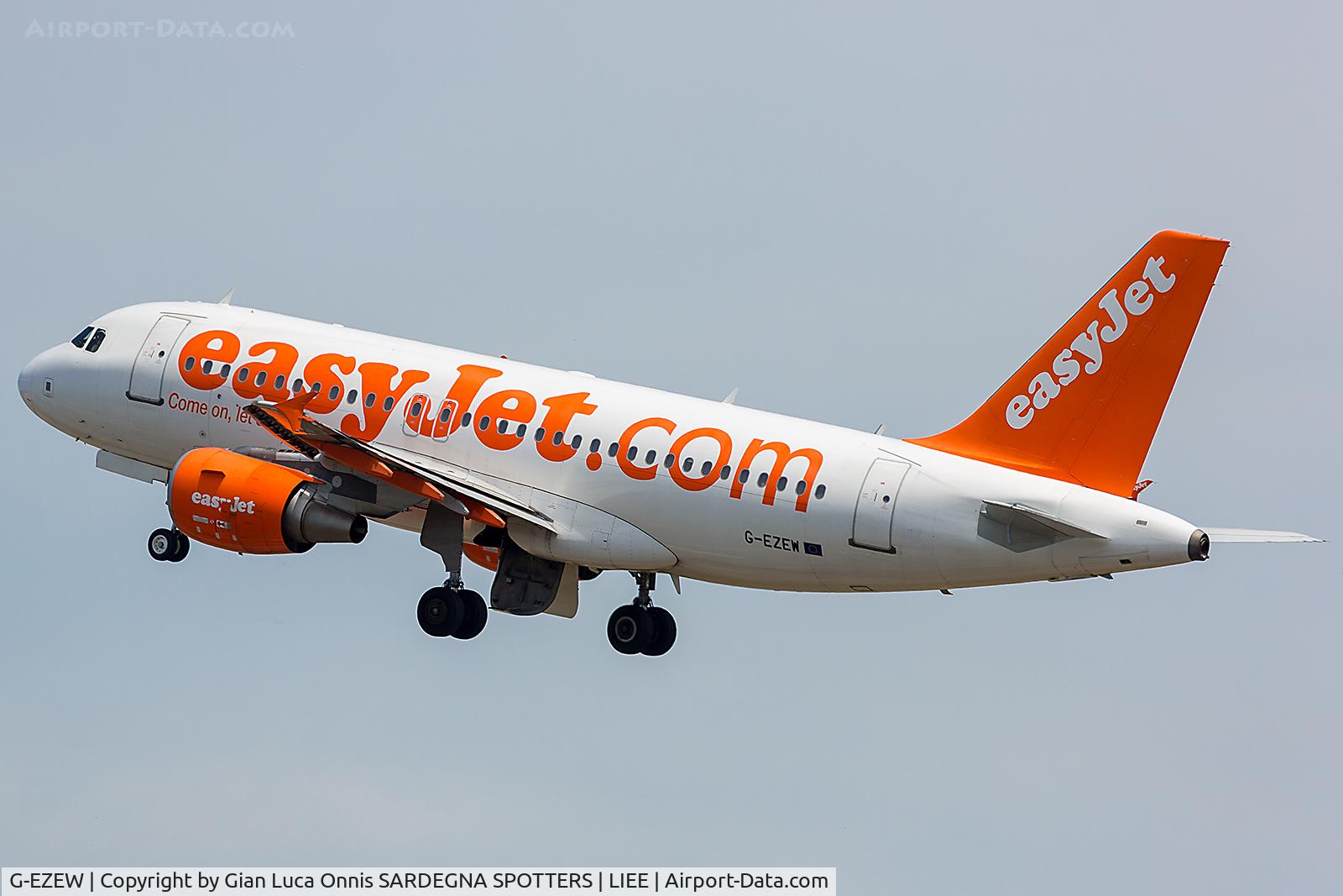 G-EZEW, 2004 Airbus A319-111 C/N 2300, TAKEOFF 32L