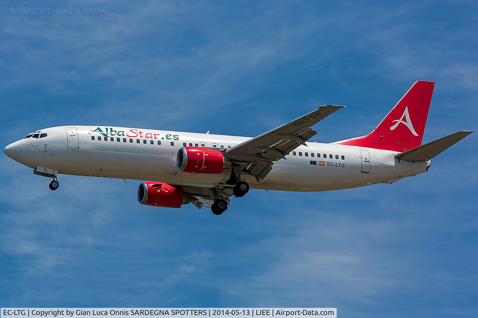 EC-LTG, 1989 Boeing 737-4K5 C/N 24129, LANDING 32L