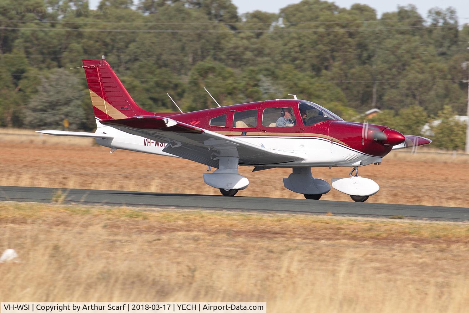 VH-WSI, 1974 Piper PA-28-180 Cherokee C/N 28-7405269, AAAA Fly in Echuca 2018