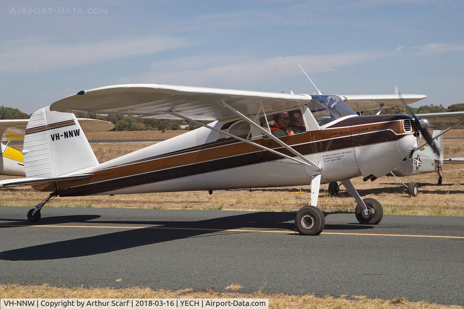 VH-NNW, 1947 Cessna 120 C/N 13579, AAAA Fly in Echuca 2018
