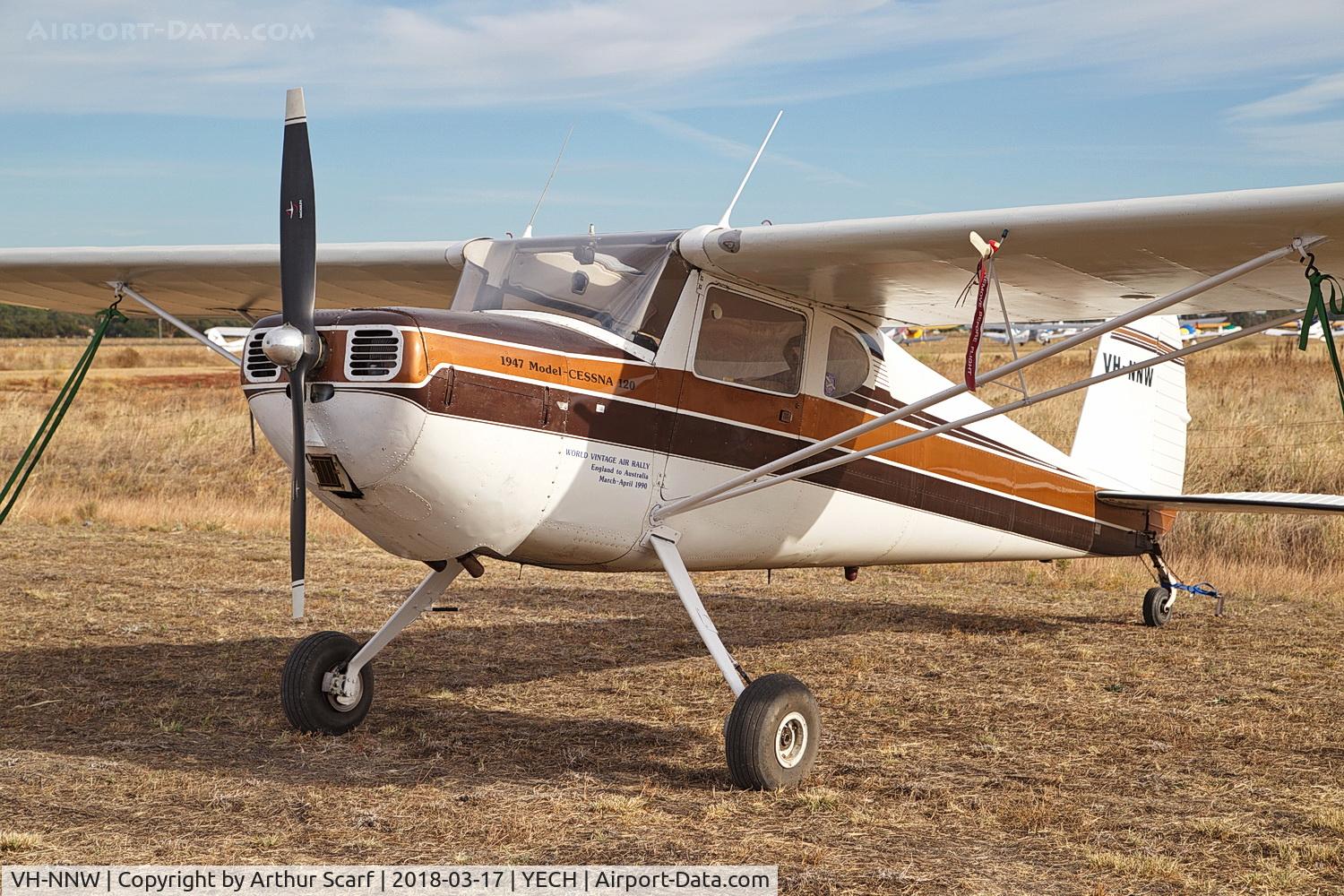 VH-NNW, 1947 Cessna 120 C/N 13579, AAAA Fly in Echuca 2018