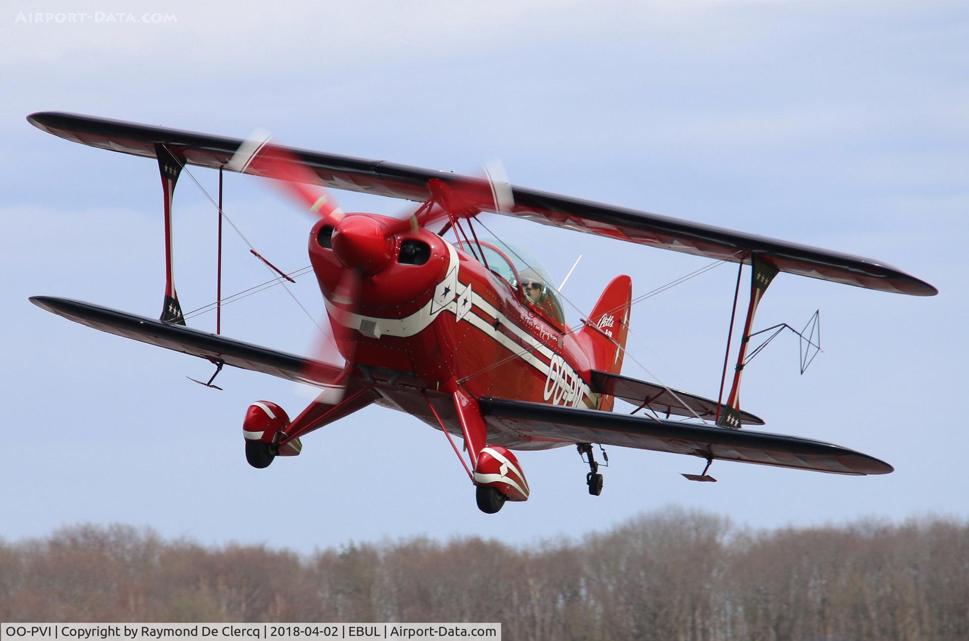 OO-PVI, 1988 Pitts S-2B Special C/N 5144, Precision landing contest.
