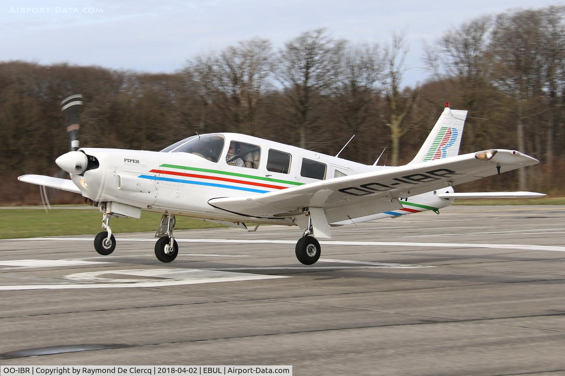 OO-IBR, Piper PA-32R-301R Saratoga SP C/N 32R-8213002, Precision landing contest.