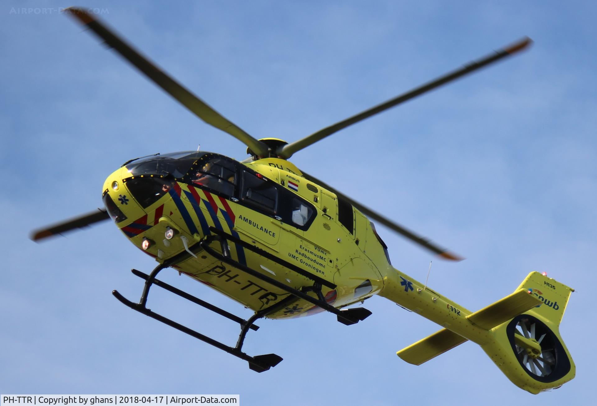 PH-TTR, 2017 Airbus Helicopters H135 C/N 2041, Returning to base after mission
