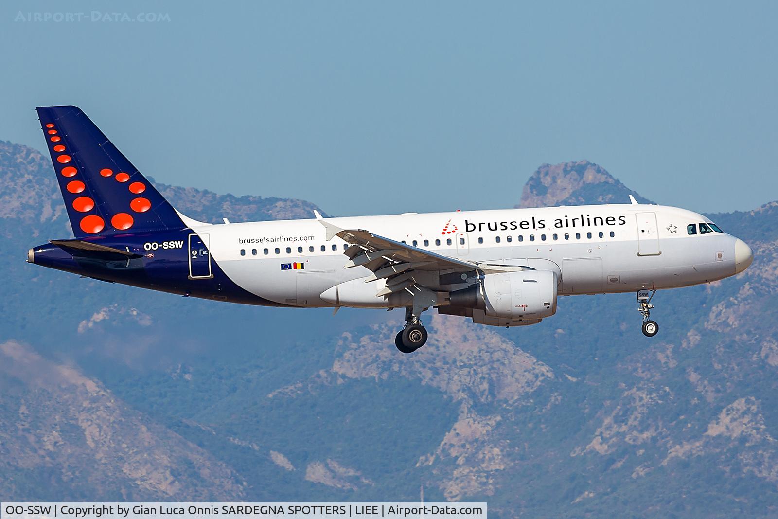 OO-SSW, 2007 Airbus A319-111 C/N 3255, LANDING 32L