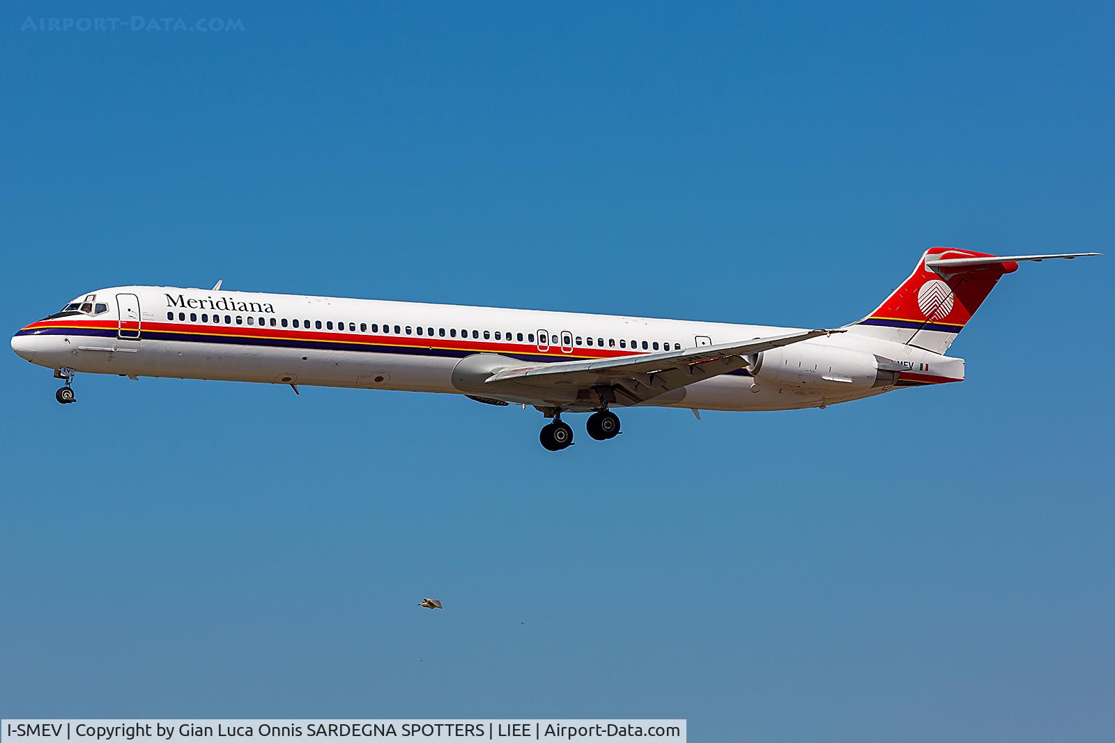 I-SMEV, 1988 McDonnell Douglas MD-82 (DC-9-82) C/N 49669, LANDING 14R
