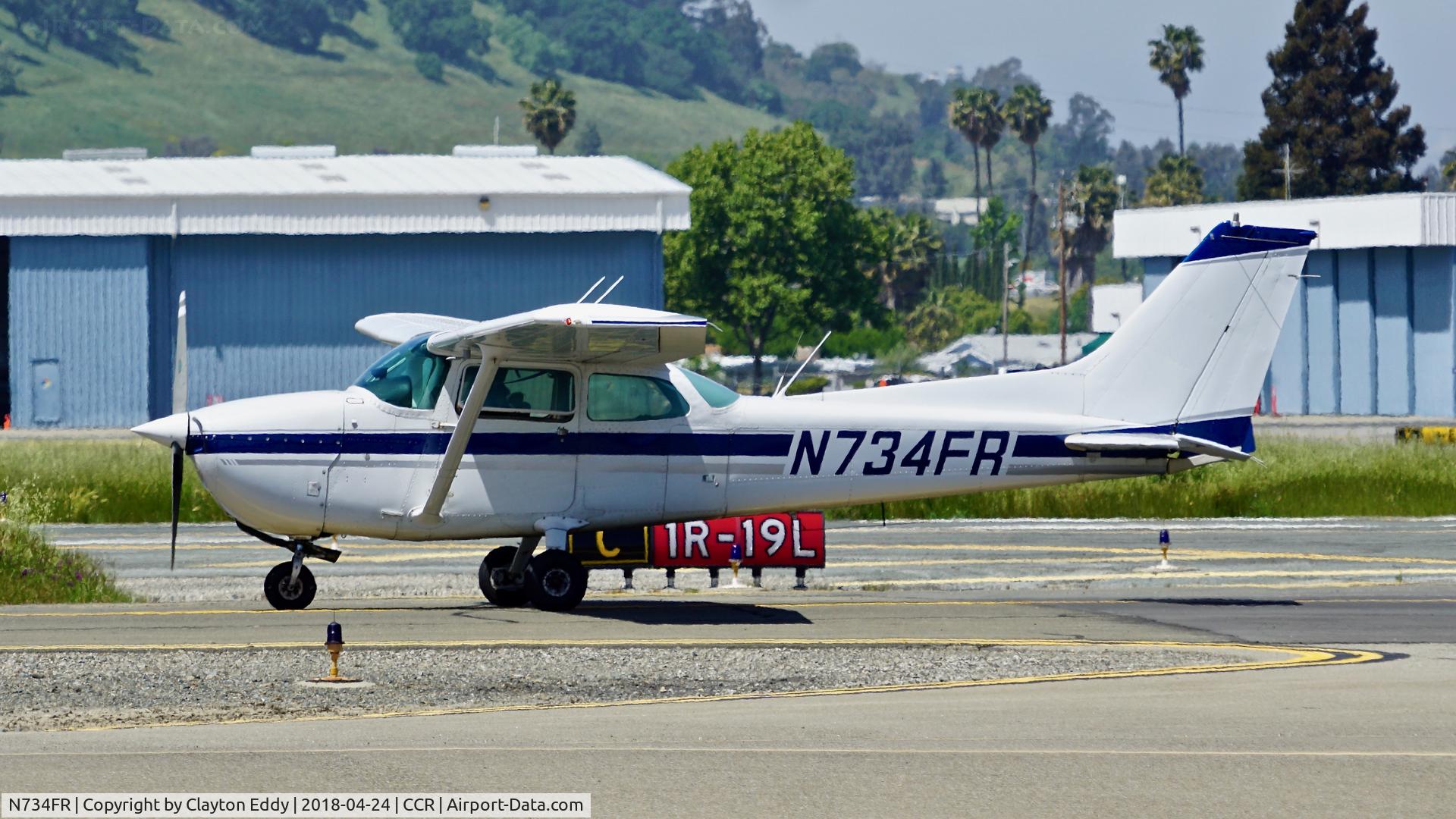 N734FR, 1977 Cessna 172N C/N 17268824, Buchanan Field Concord California. 2018.