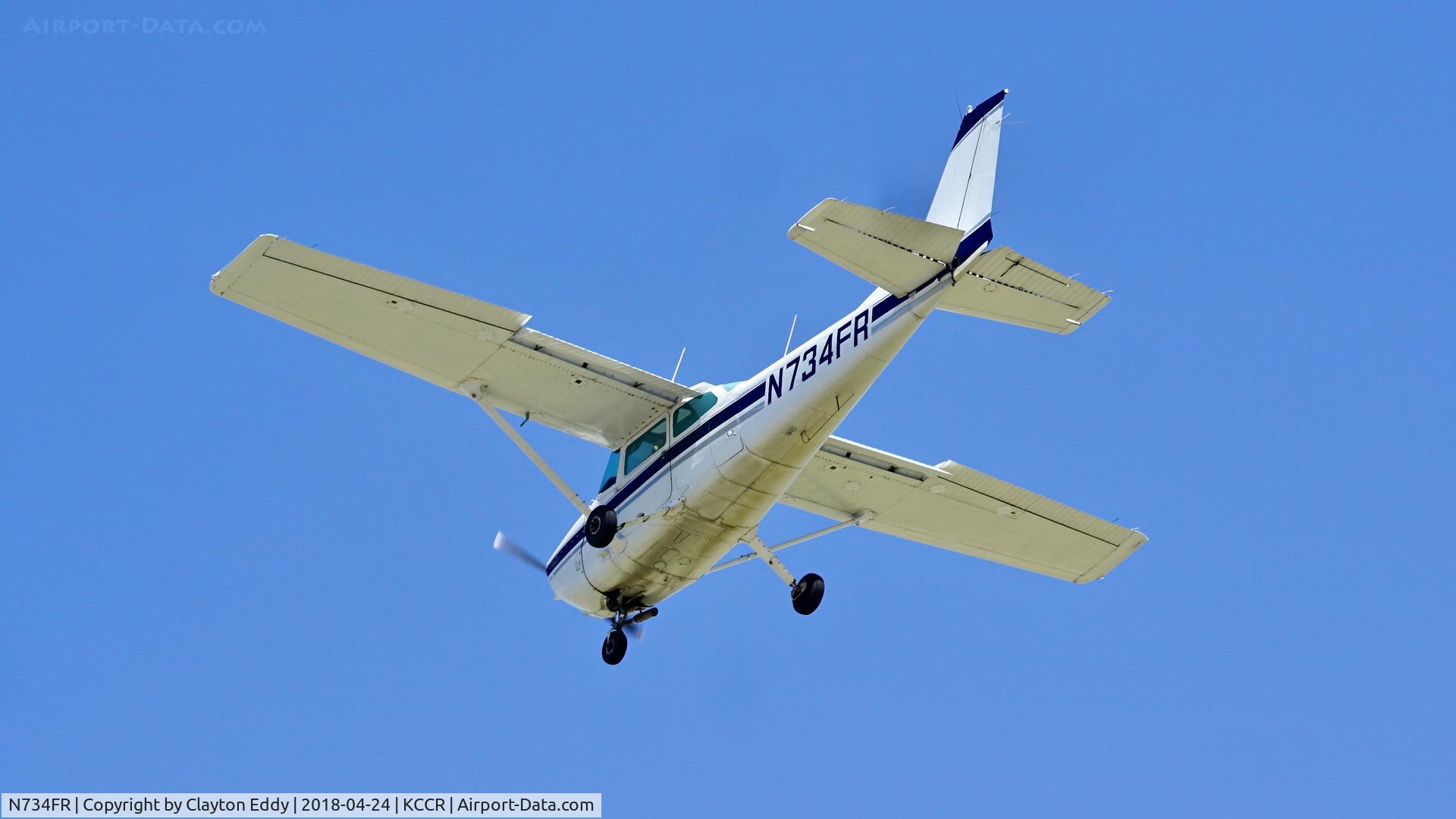N734FR, 1977 Cessna 172N C/N 17268824, Buchanan Field Concord California. 2018.