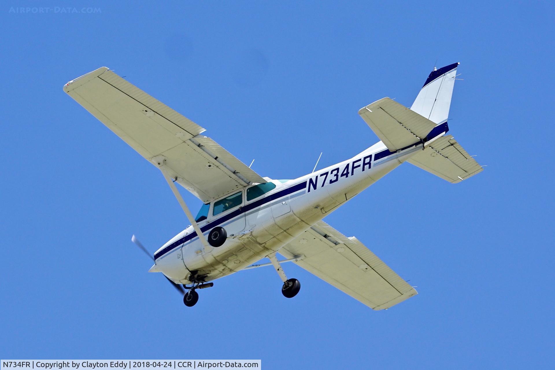 N734FR, 1977 Cessna 172N C/N 17268824, Buchanan Field Concord California 2018.