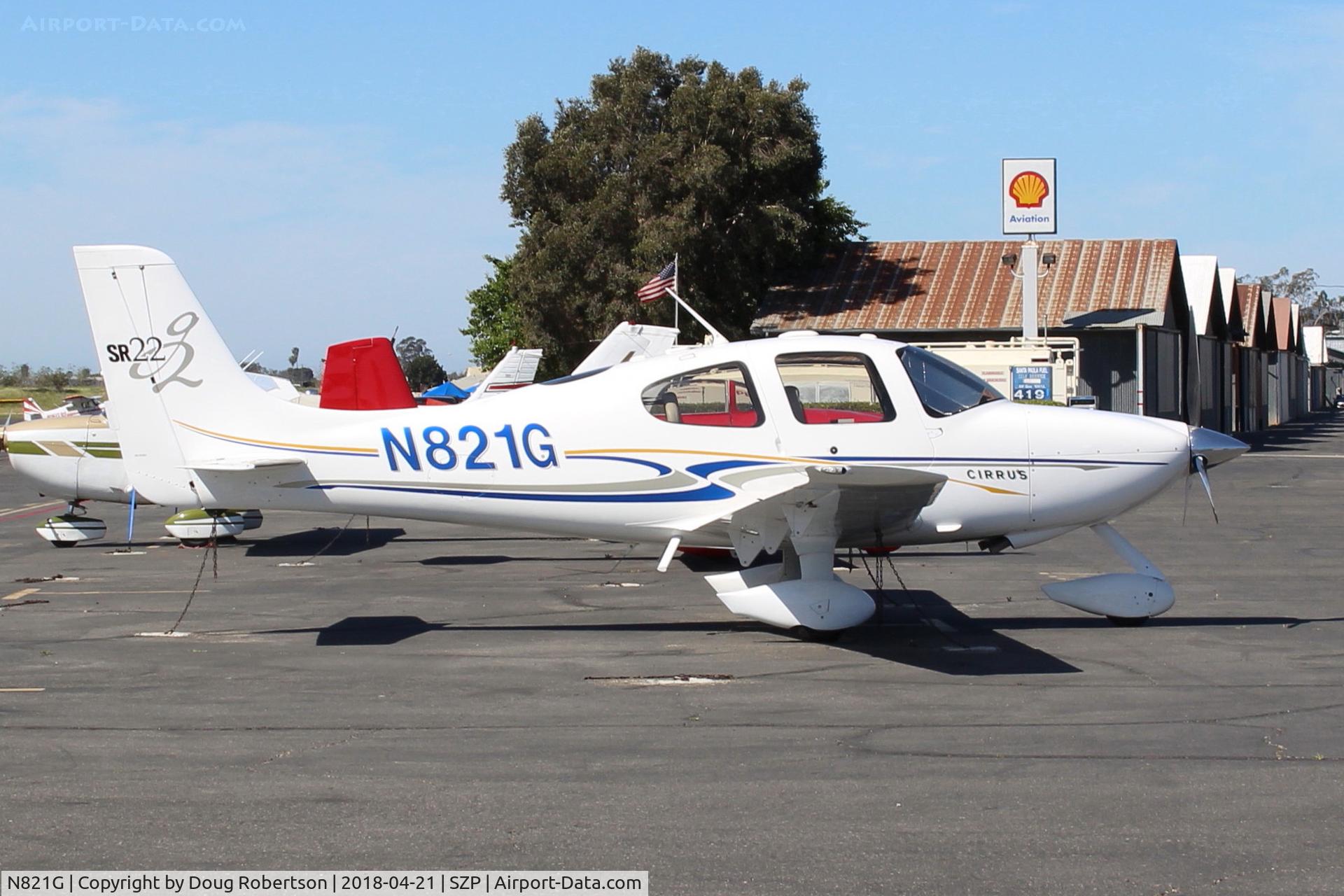 N821G, 2005 Cirrus SR22 G2 C/N 1471, 2005 Cirrus SR-22 G2, Continental IO-550 300 Hp