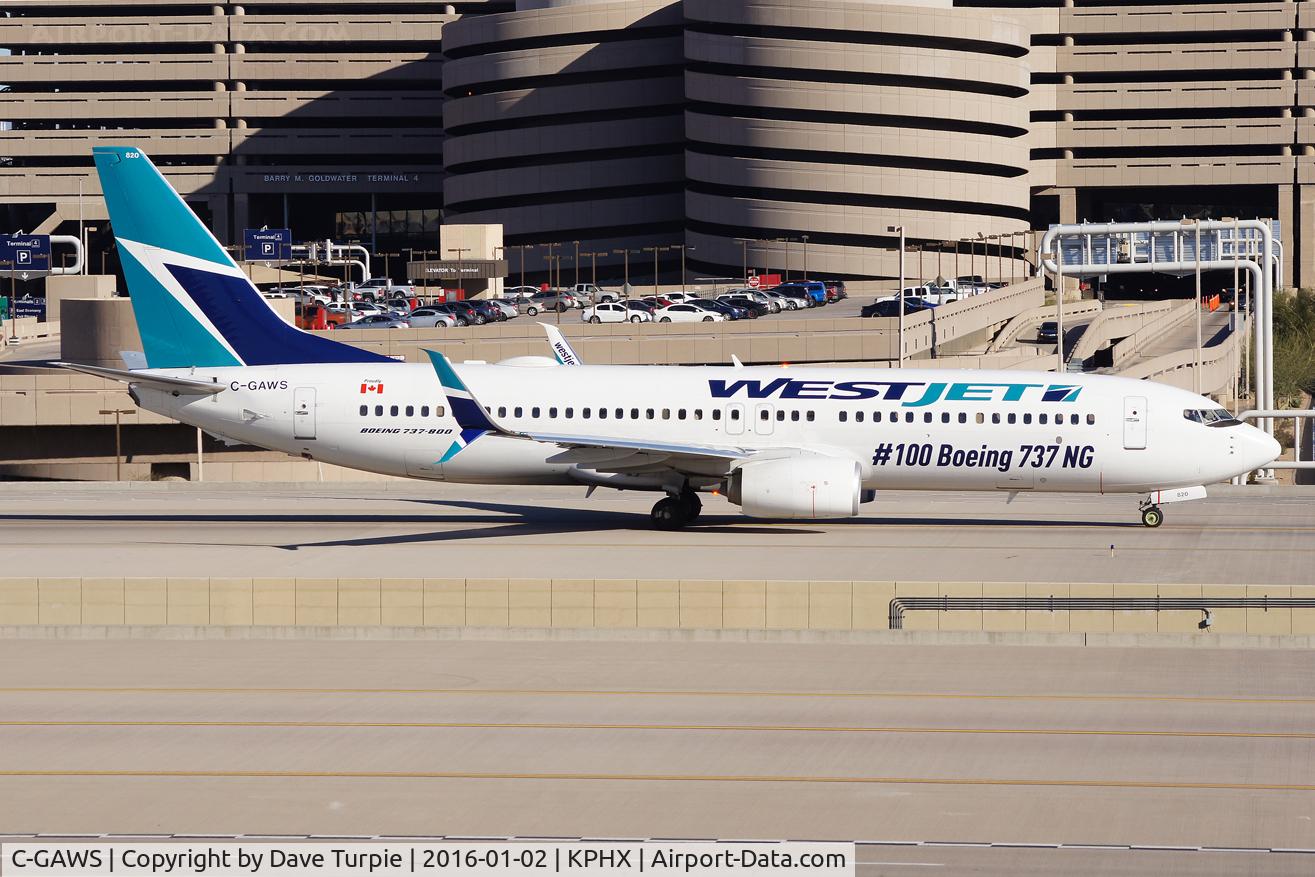 C-GAWS, 2012 Boeing 737-8CT C/N 38880, No comment.