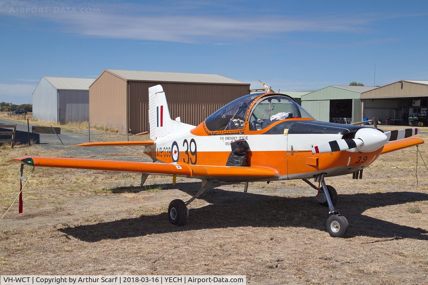 VH-WCT, 1975 New Zealand CT-4A Airtrainer C/N 039, AAAA Fly in Echuca 2018