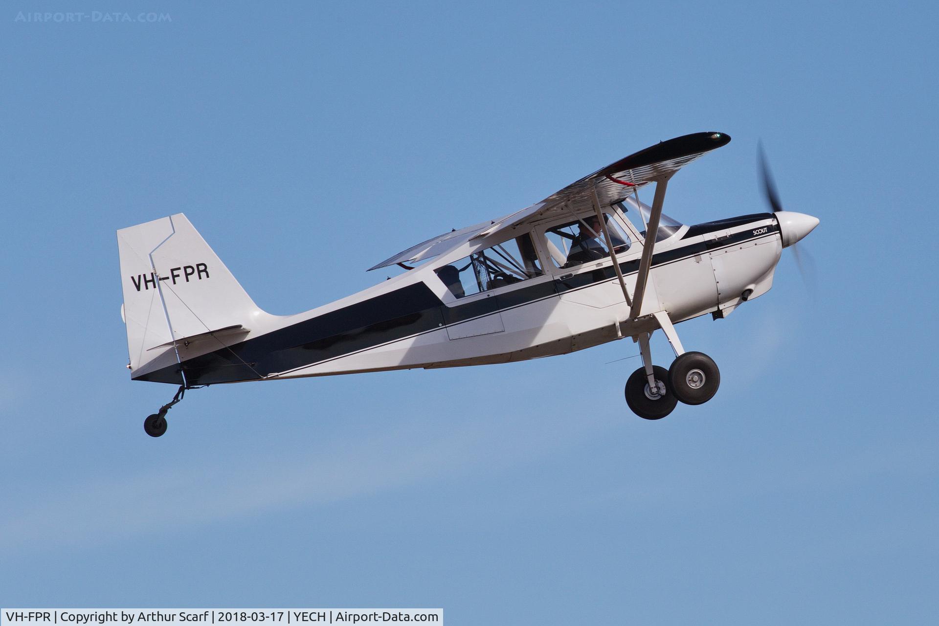 VH-FPR, 1997 American Champion 8GCBC Scout C/N 385-97, AAAA Fly in Echuca 2018
