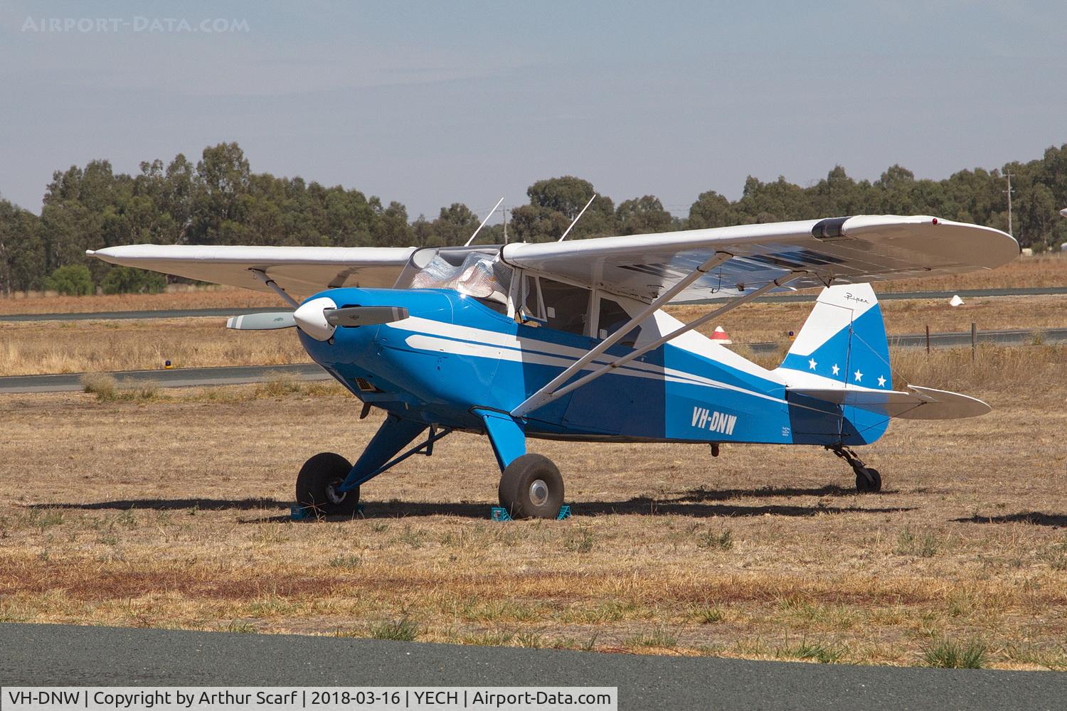 VH-DNW, 1957 Piper PA-22-150 Tri-Pacer C/N 22-5449, AAAA Fly in Echuca 2018