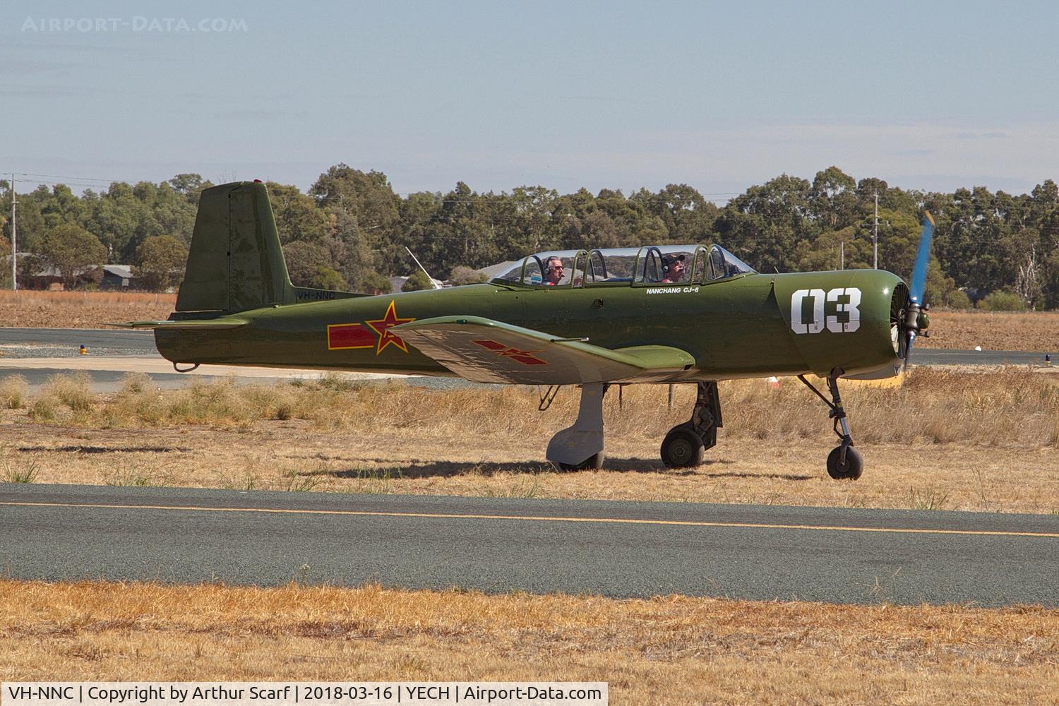 VH-NNC, 1970 Nanchang CJ-6 C/N 2751248, AAAA Fly in Echuca 2018