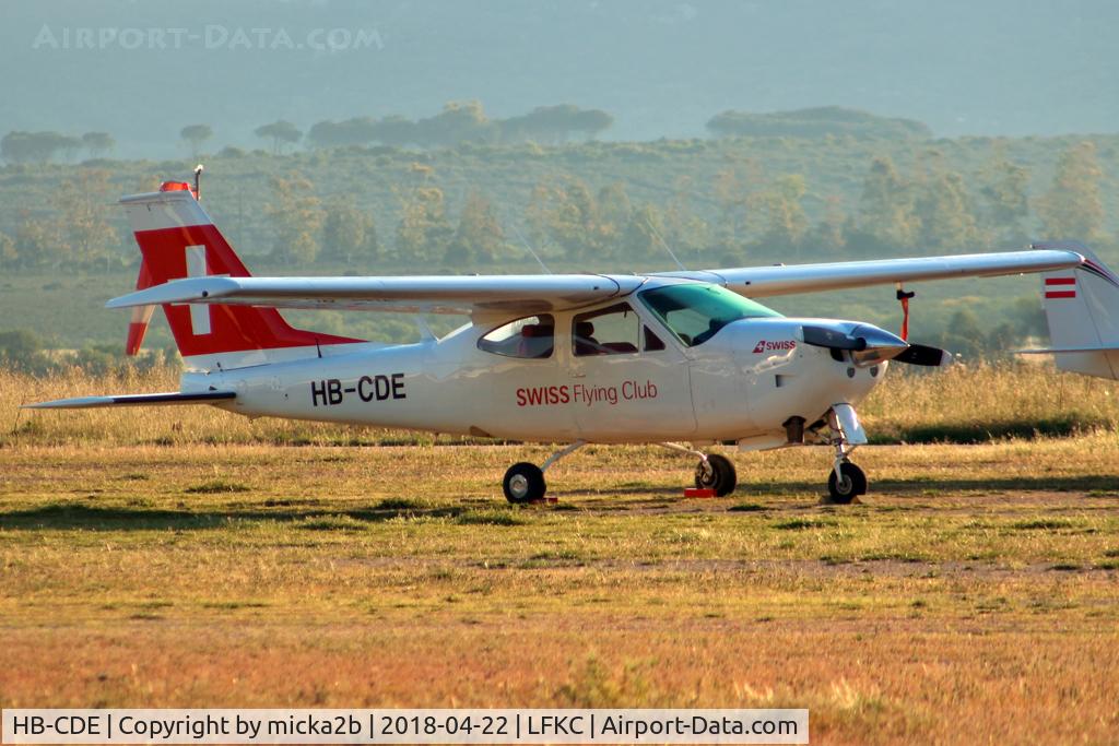 HB-CDE, 1973 Reims F177RG Cardinal RG C/N F177RG0077, Parked with new colors