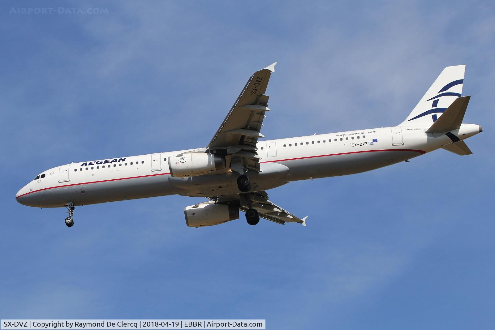 SX-DVZ, 2009 Airbus A321-231 C/N 3820, Final to rwy 25L.