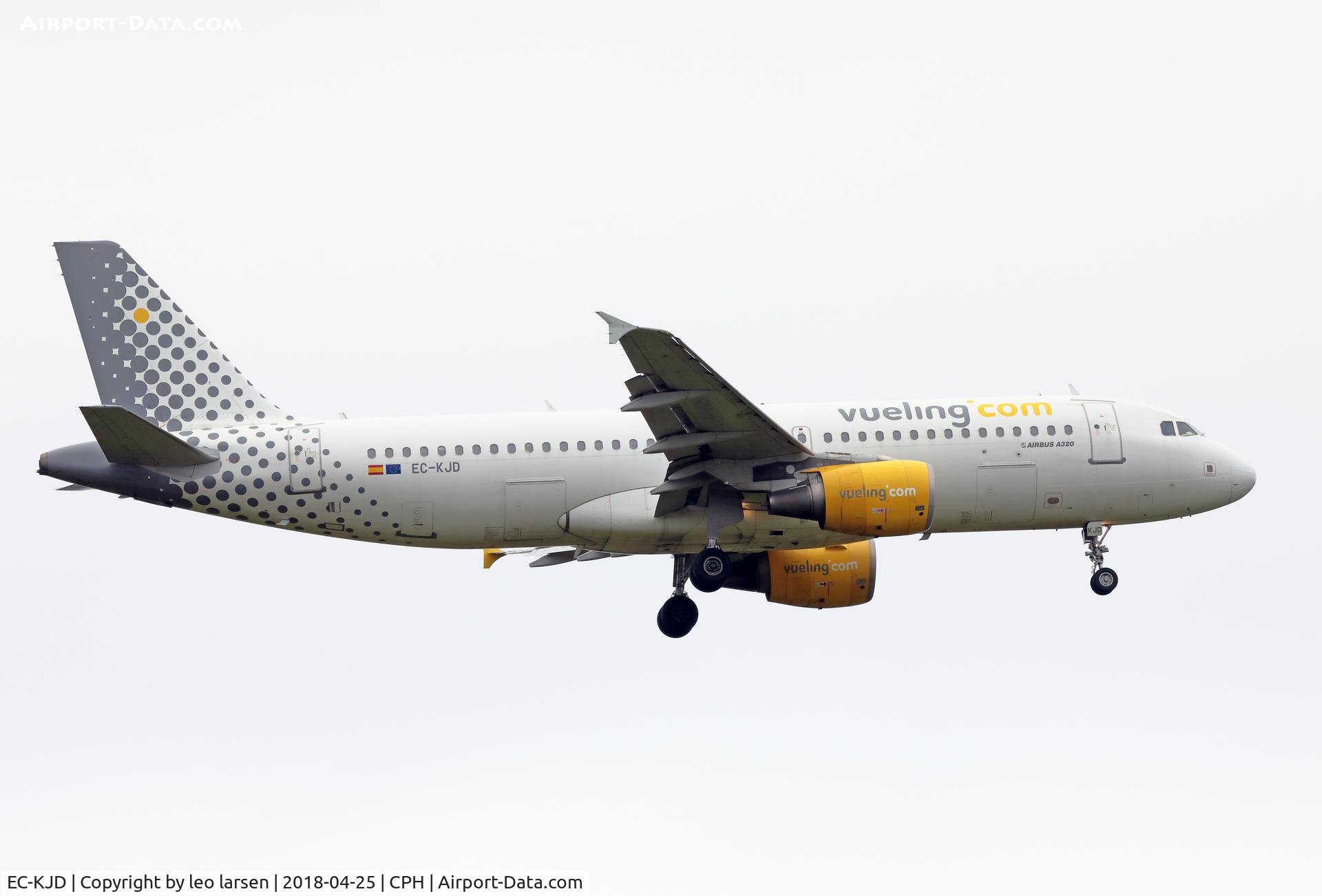 EC-KJD, 2007 Airbus A320-216 C/N 3237, Copenhagen 25.4.2018