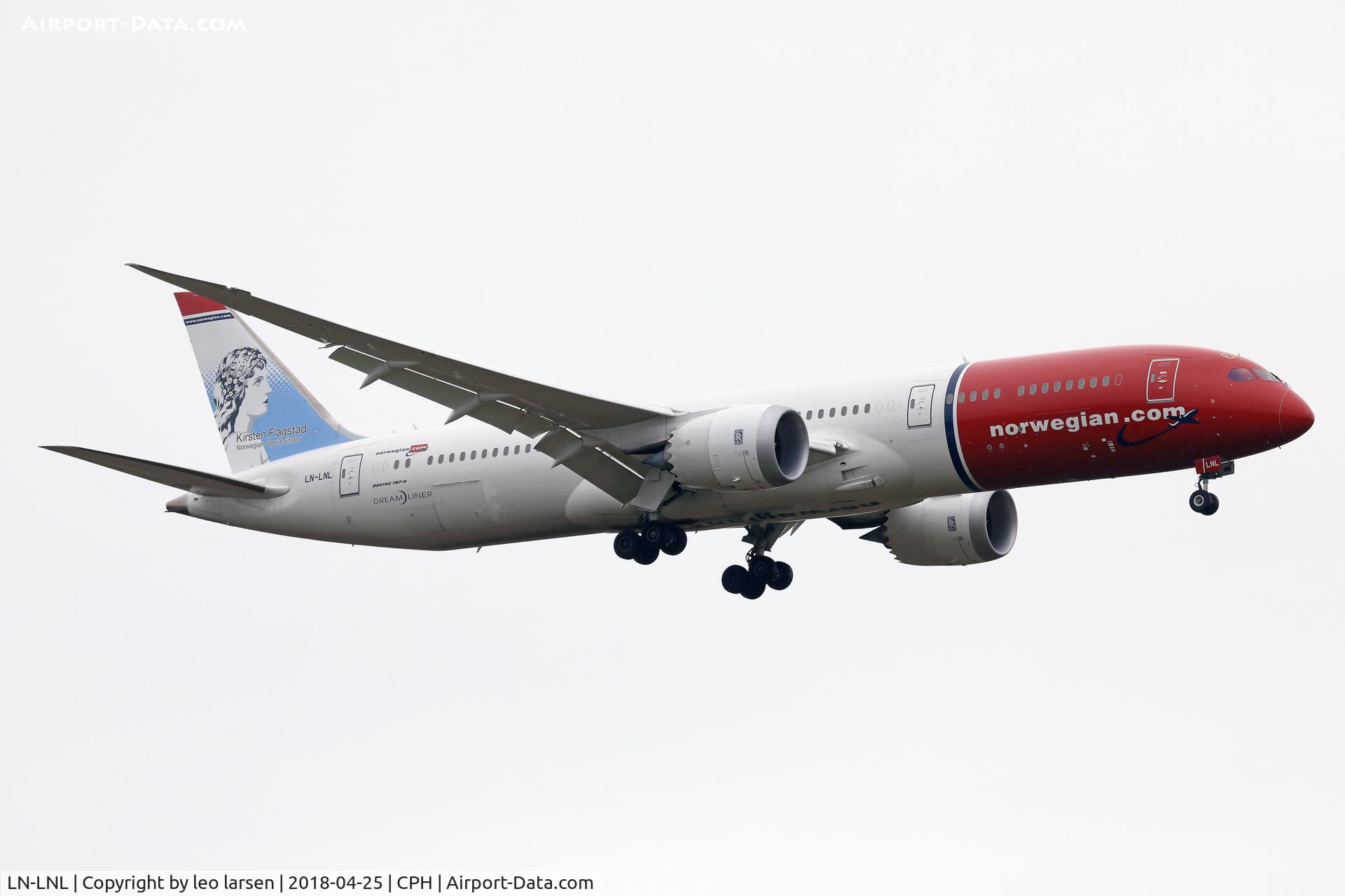 LN-LNL, 2016 Boeing 787-9 Dreamliner C/N 37931, Copenhagen 25.4.2018