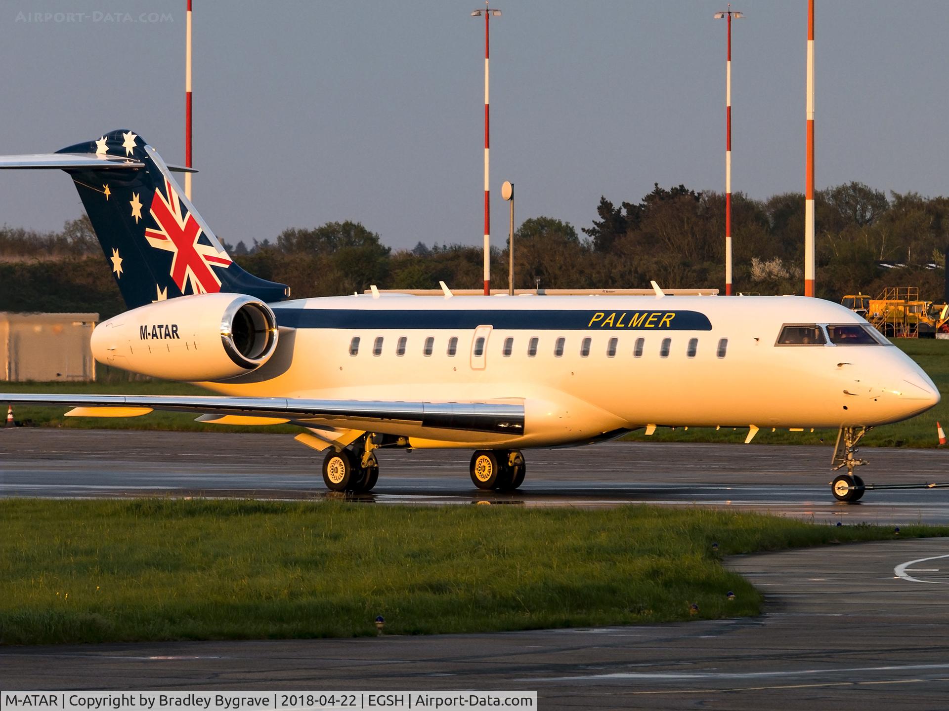 M-ATAR, 2000 Bombardier BD-700-1A10 Global Express C/N 9060, Being towed to paint