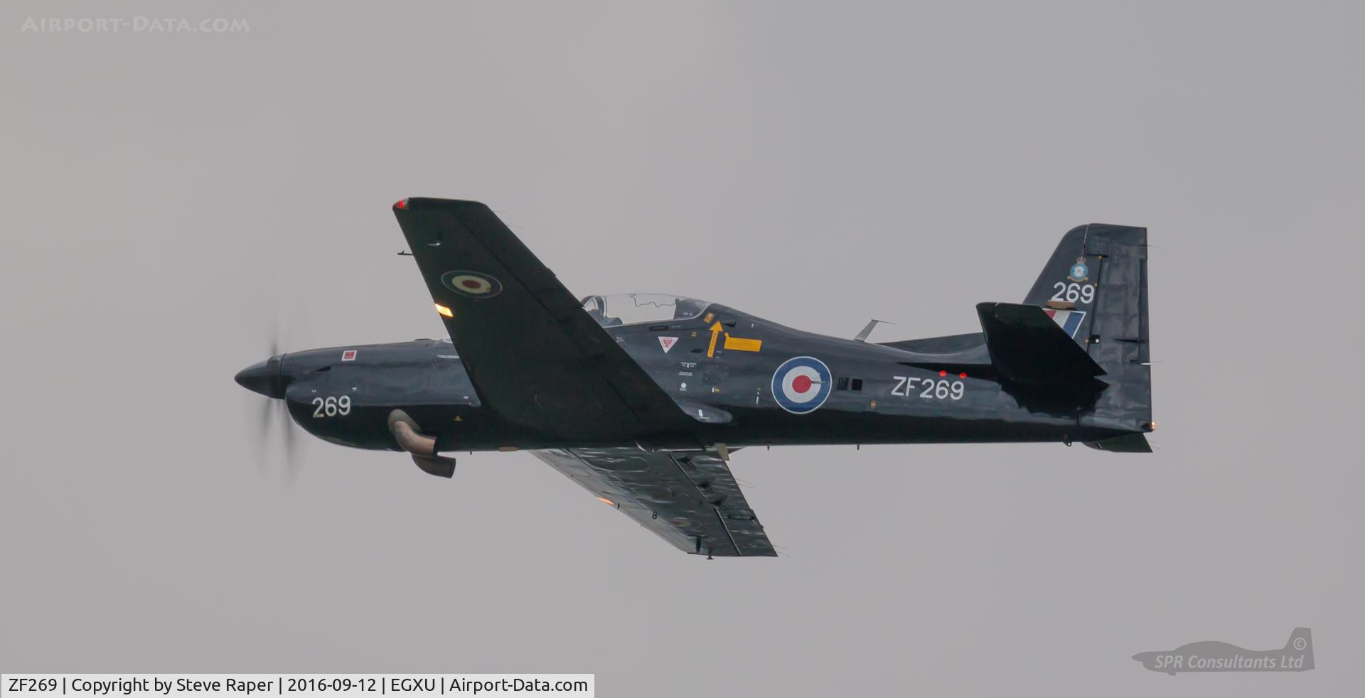 ZF269, 1991 Short S-312 Tucano T1 C/N S070/T53, Join at Linton