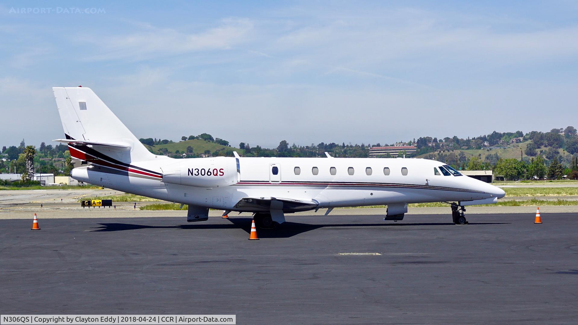 N306QS, 2008 Cessna 680 Citation Sovereign C/N 680-0207, Buchanan Field Concord California 2018.