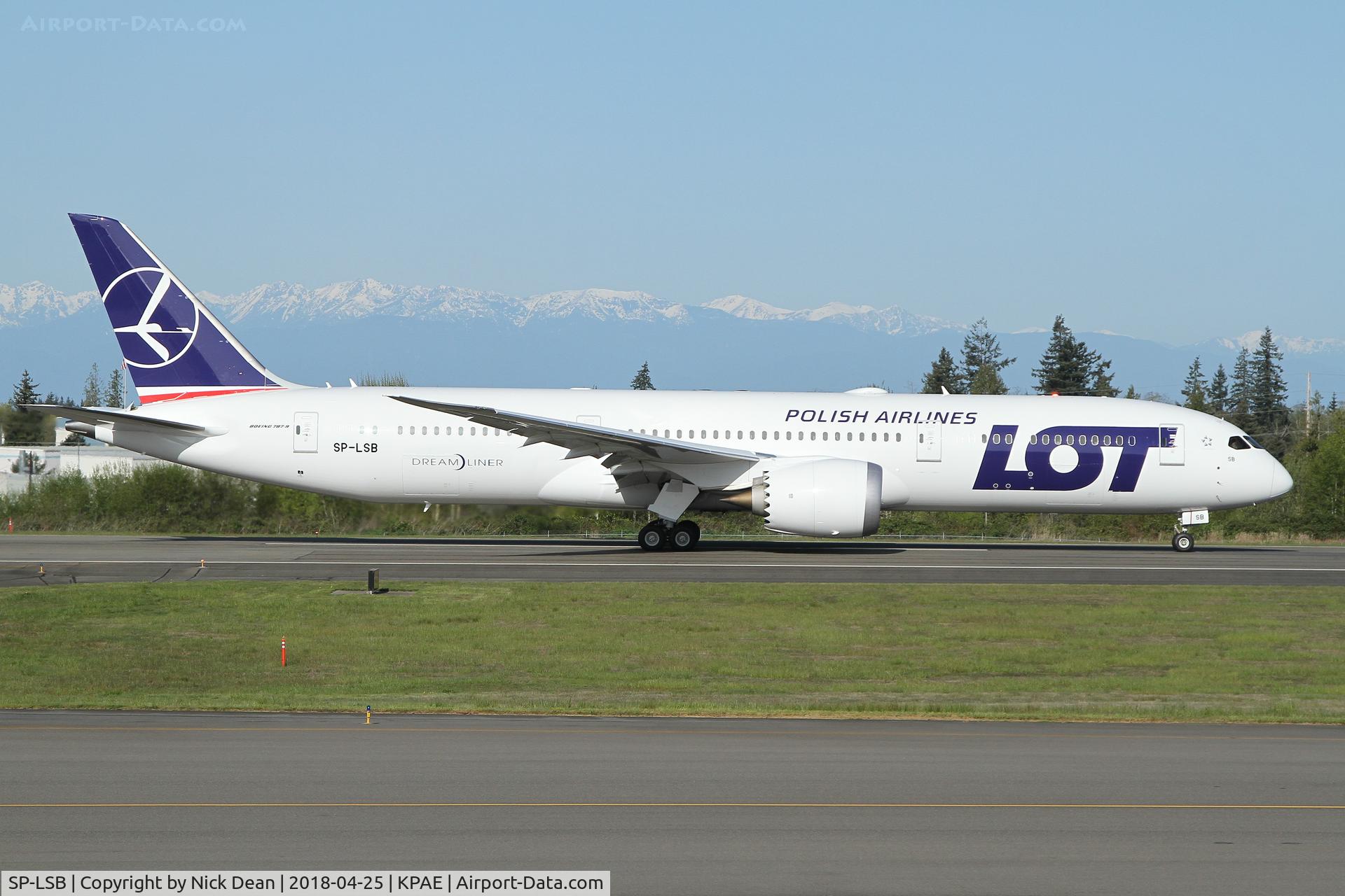 SP-LSB, 2018 Boeing 787-9 Dreamliner C/N 38084, PAE/KPAE